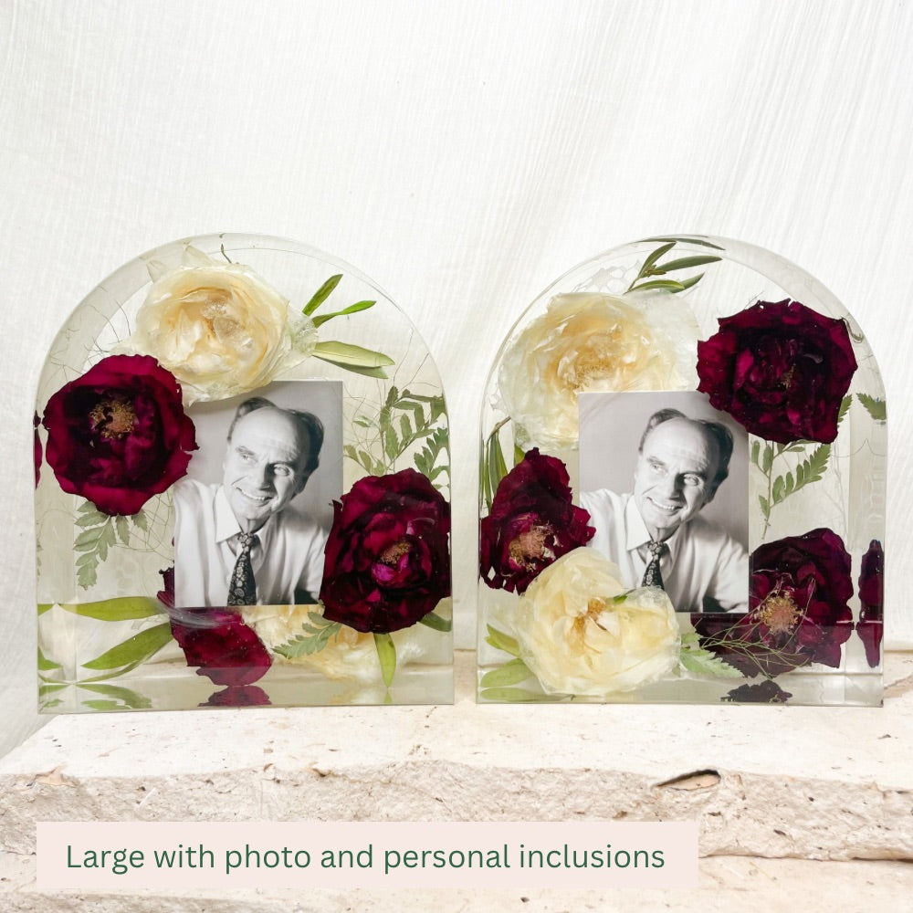 Preserved Flowers Resin Arches