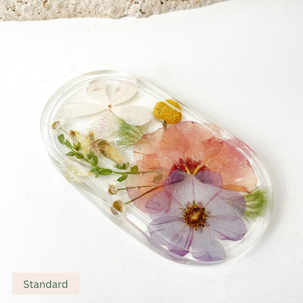 Preserved Flowers Resin Jewellery Trays