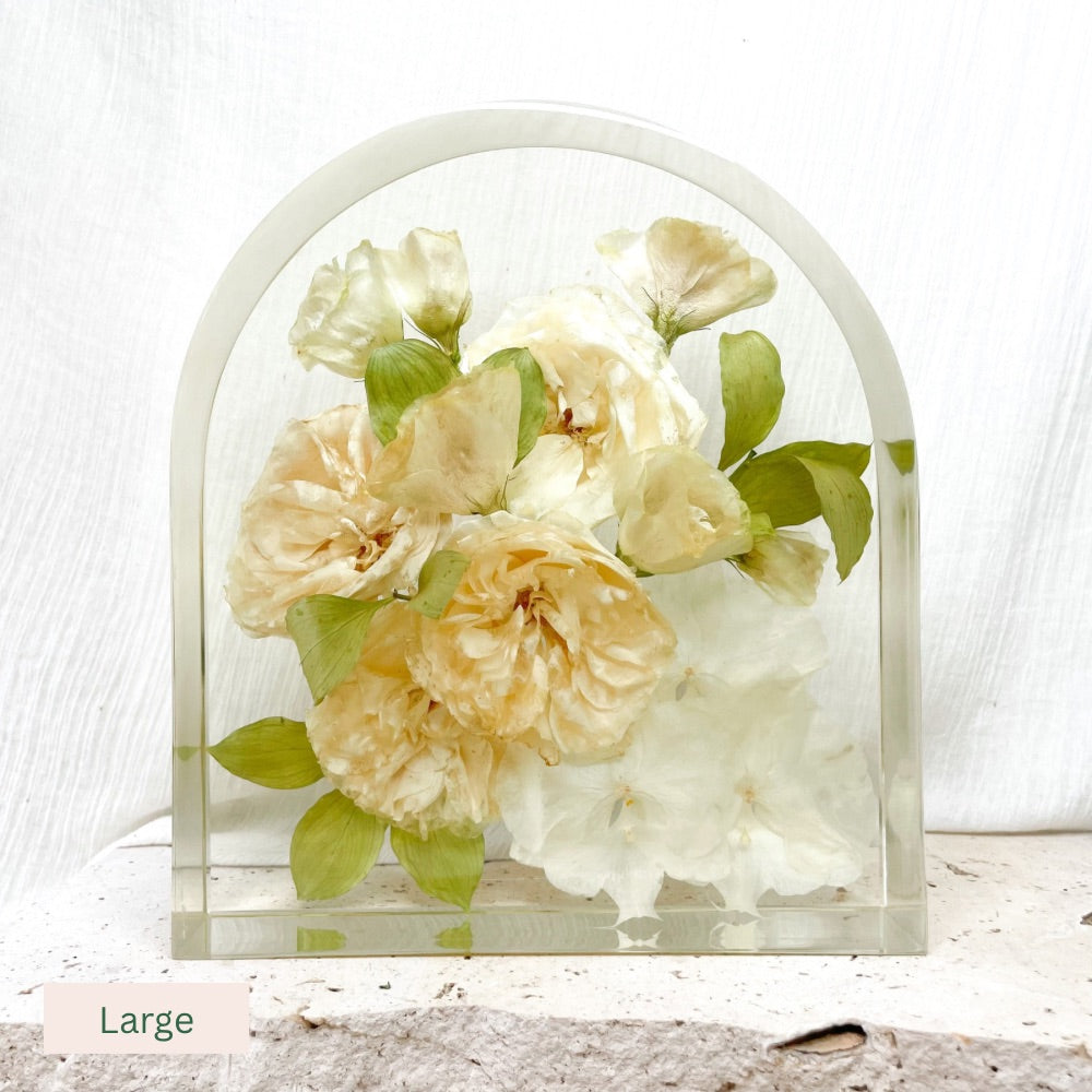 Preserved Flowers Resin Arches