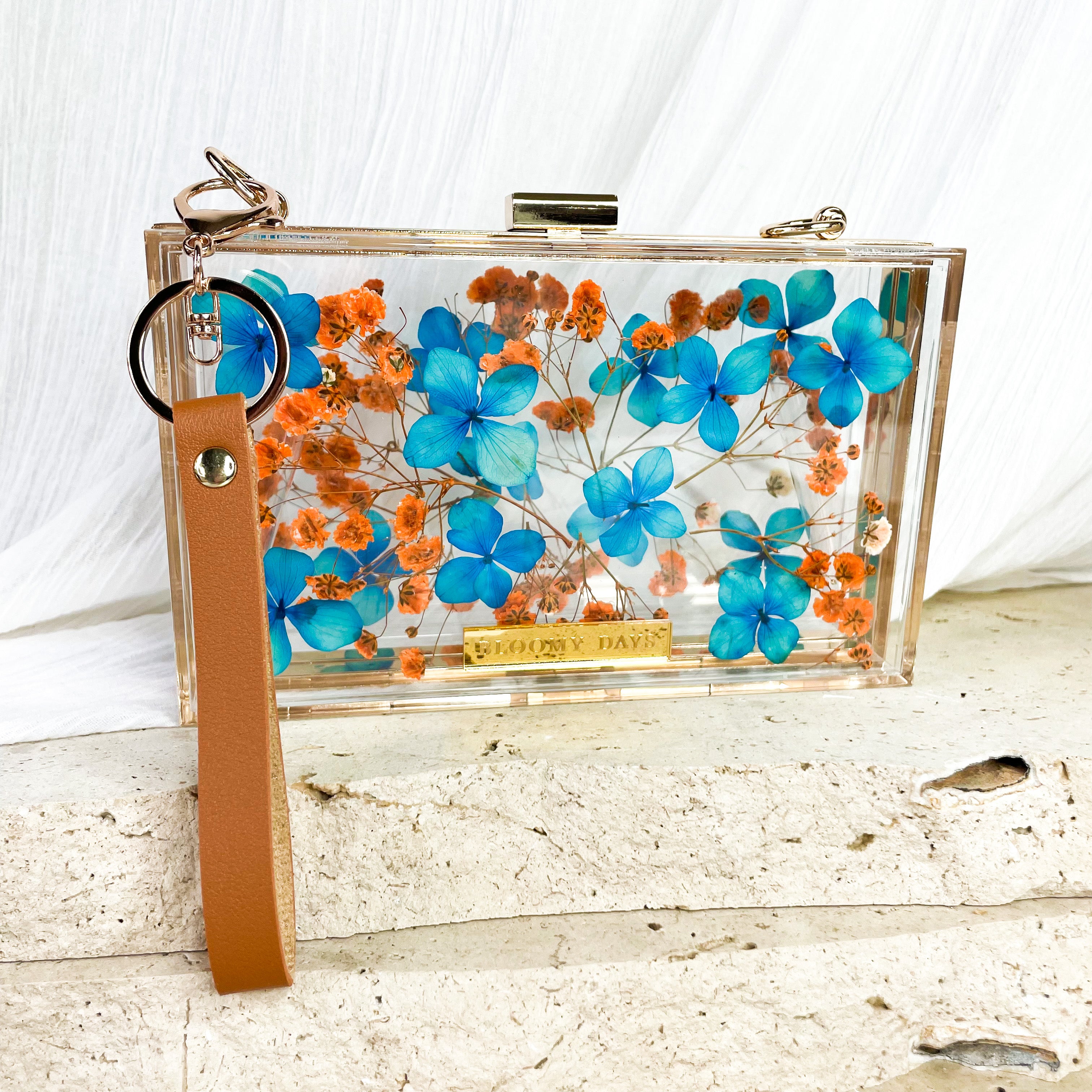 Hydrangea Floral Clutch