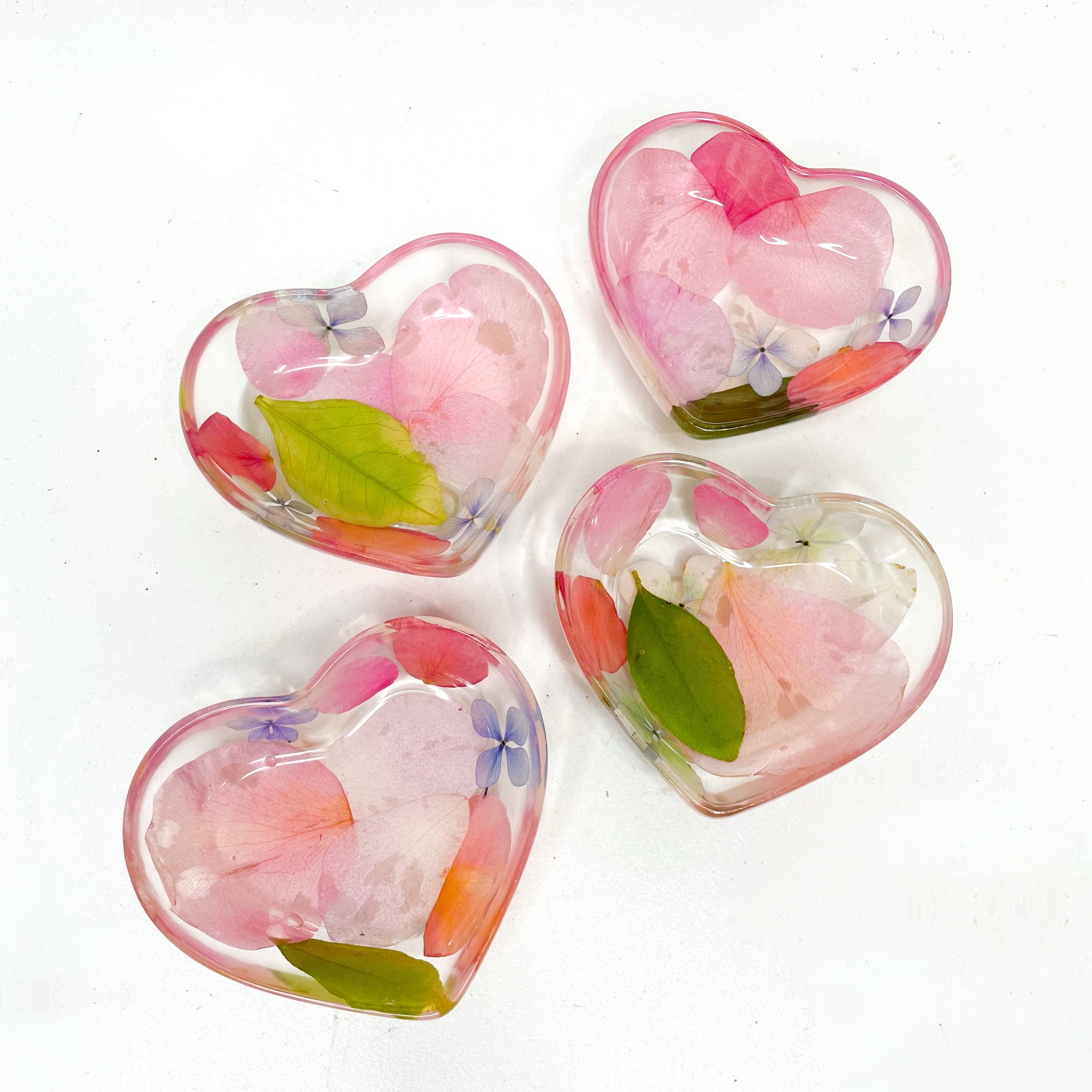 Preserved Flowers Resin Ring Dish - Small