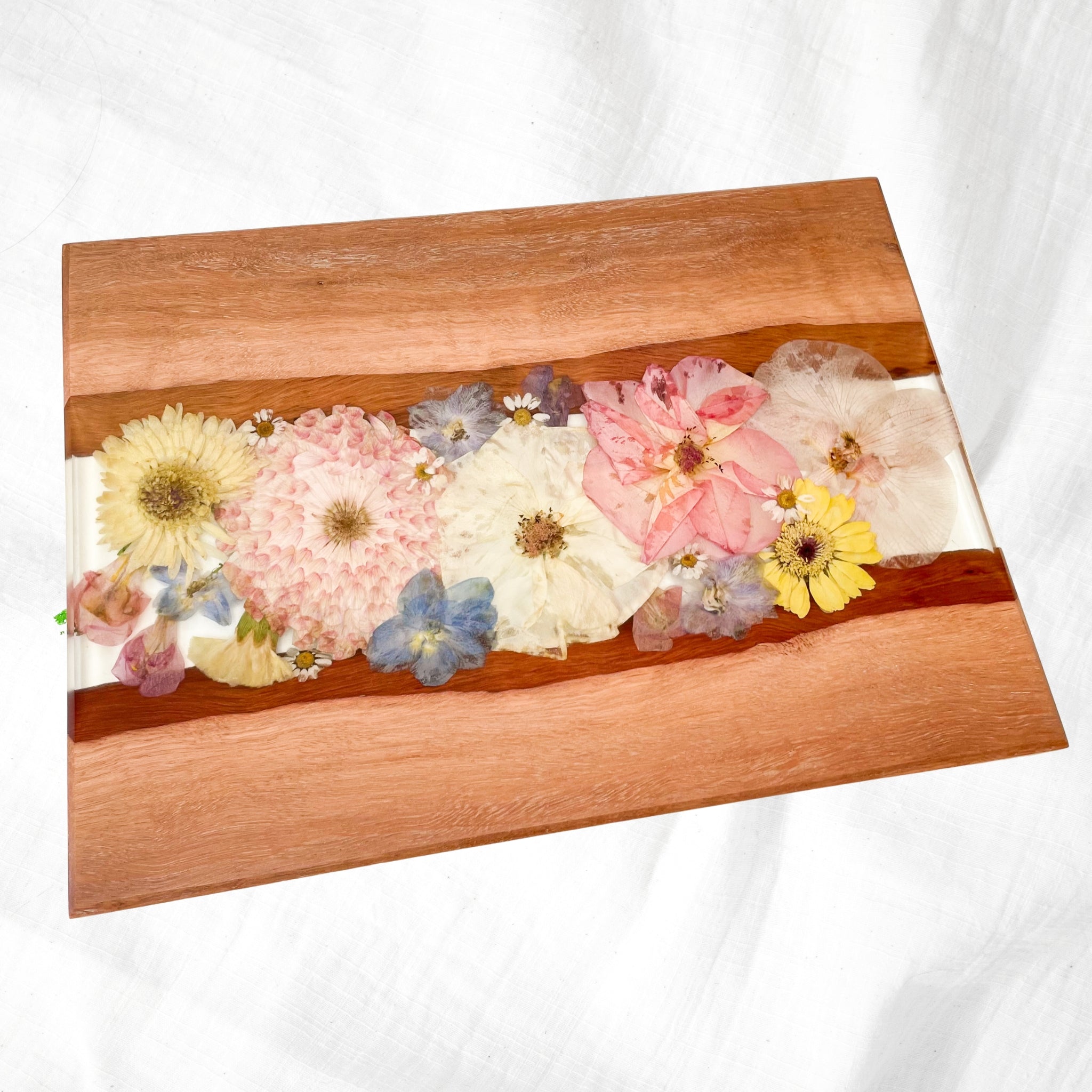 Preserved Flowers Timber Charcuterie Boards