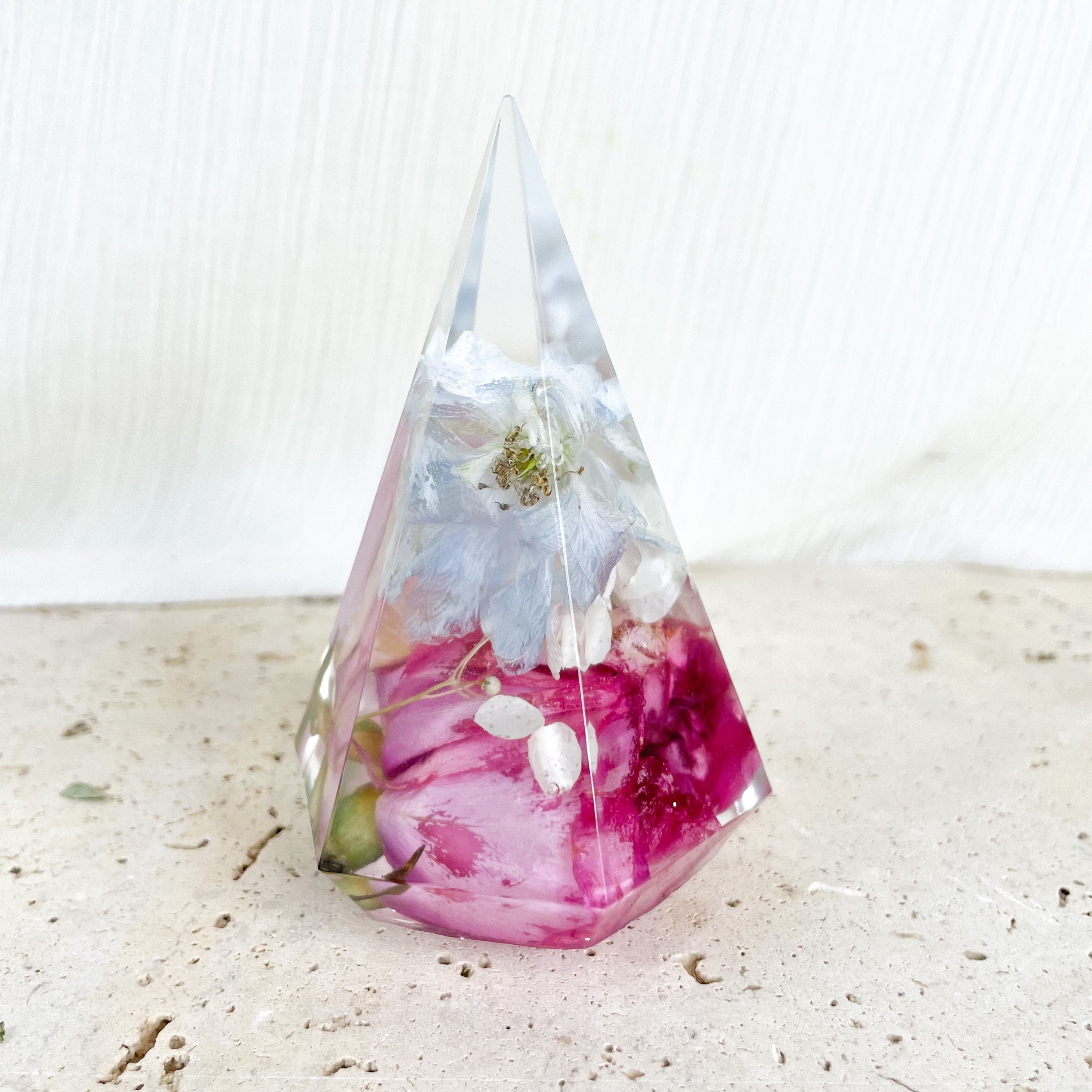 Preserved Flowers Resin Ring Holder