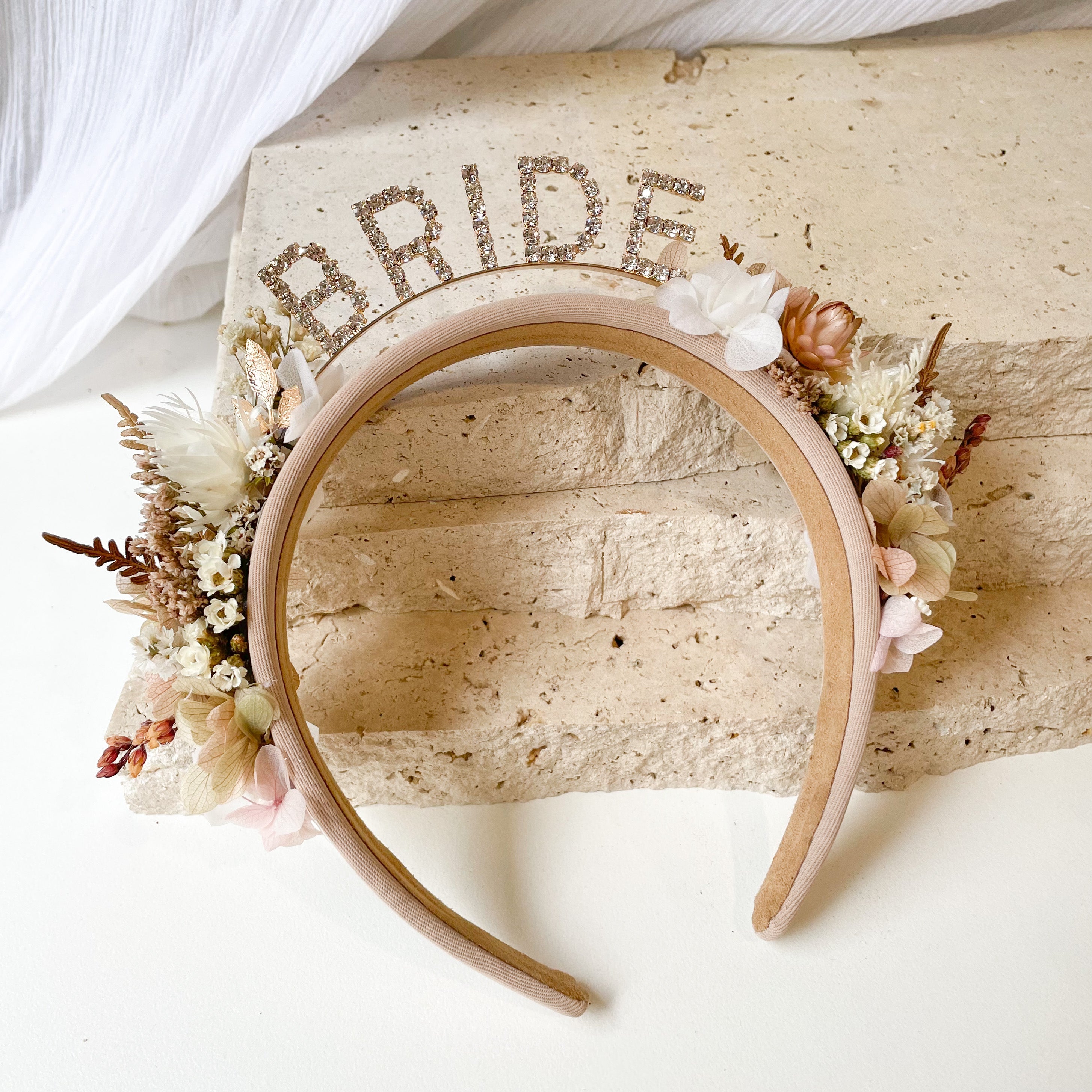 Nude Bride Headband