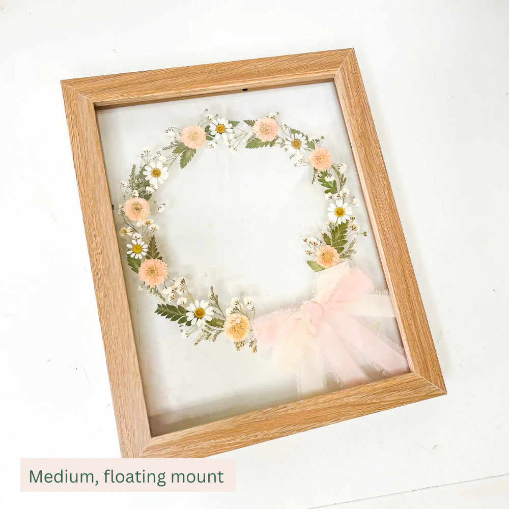 Pressed Flower Crown Framing (Add on)