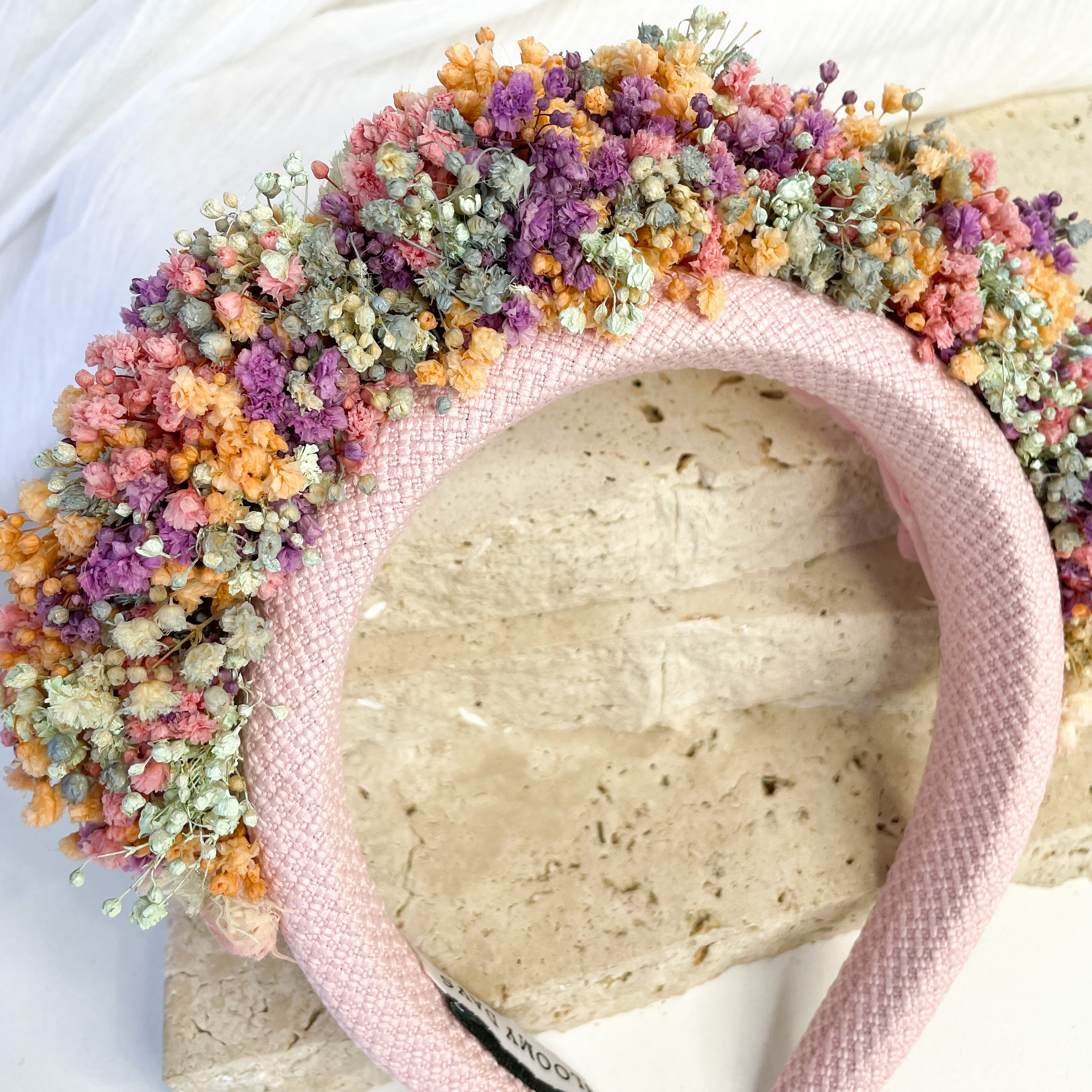 Rainbow Gyp Floral Headband