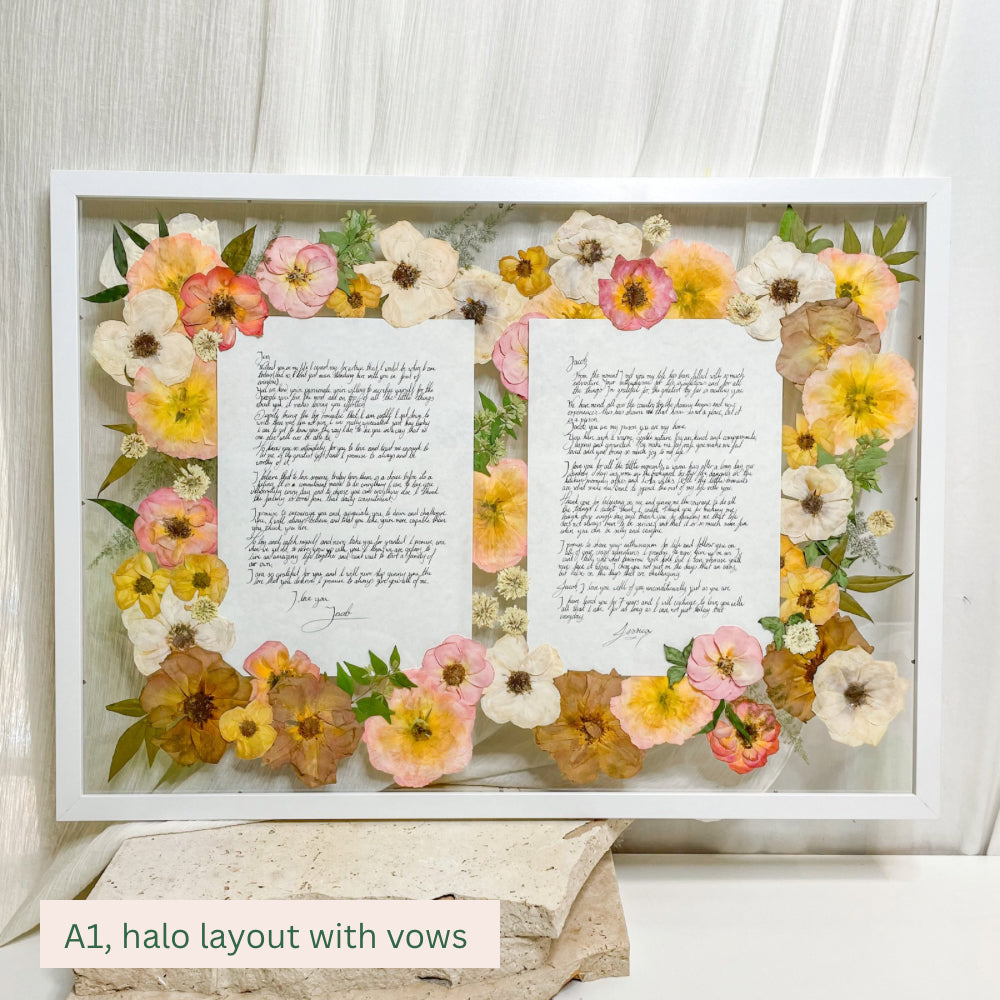 Pressed Flower Framing Floating Mount