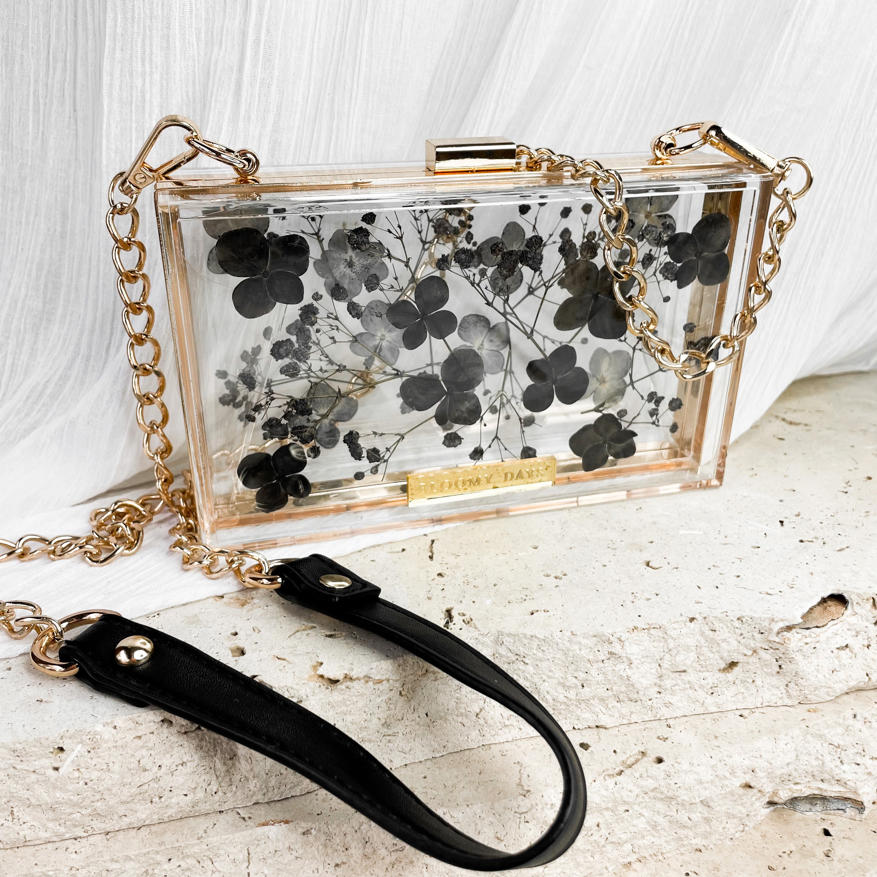 Hydrangea Floral Clutch