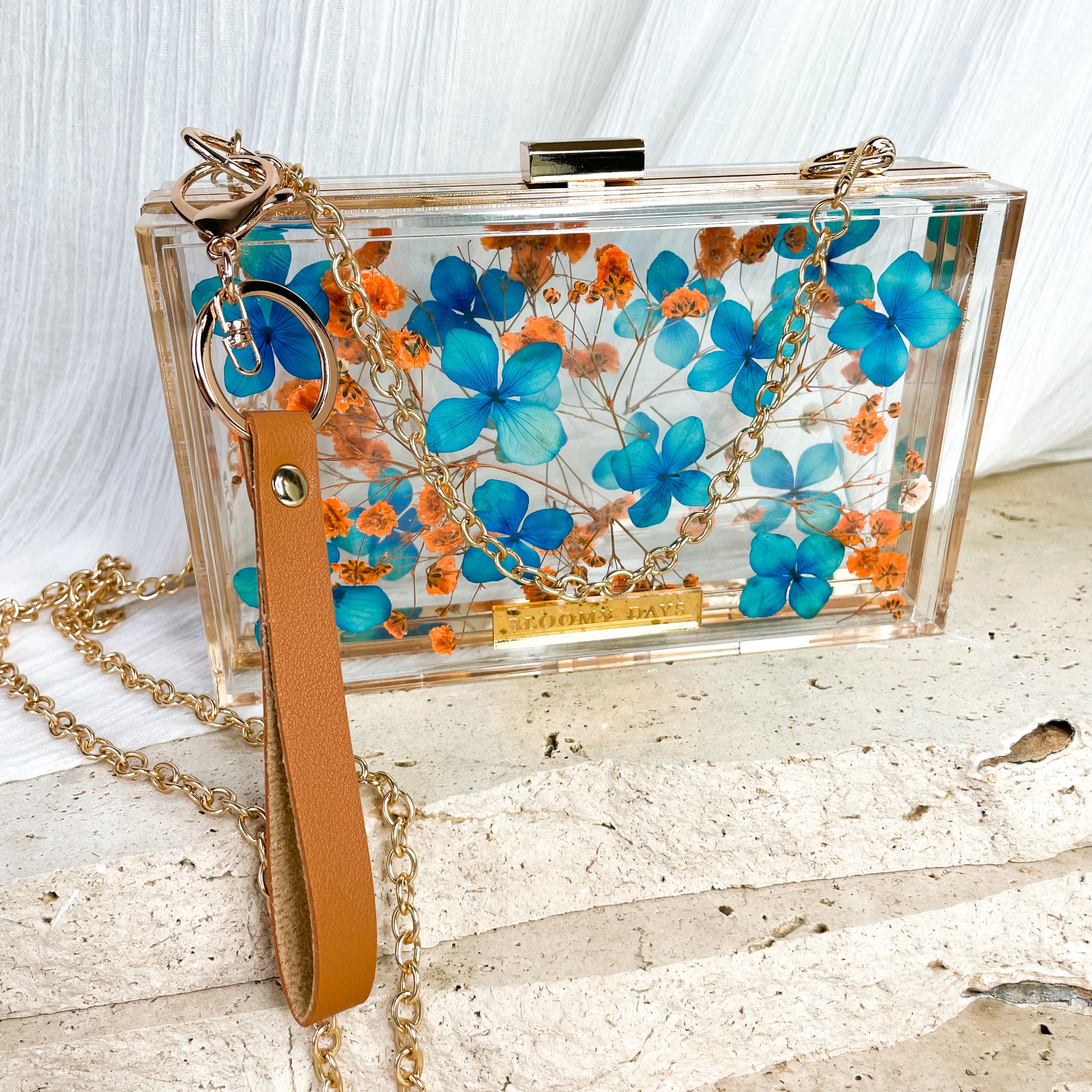 Hydrangea Floral Clutch