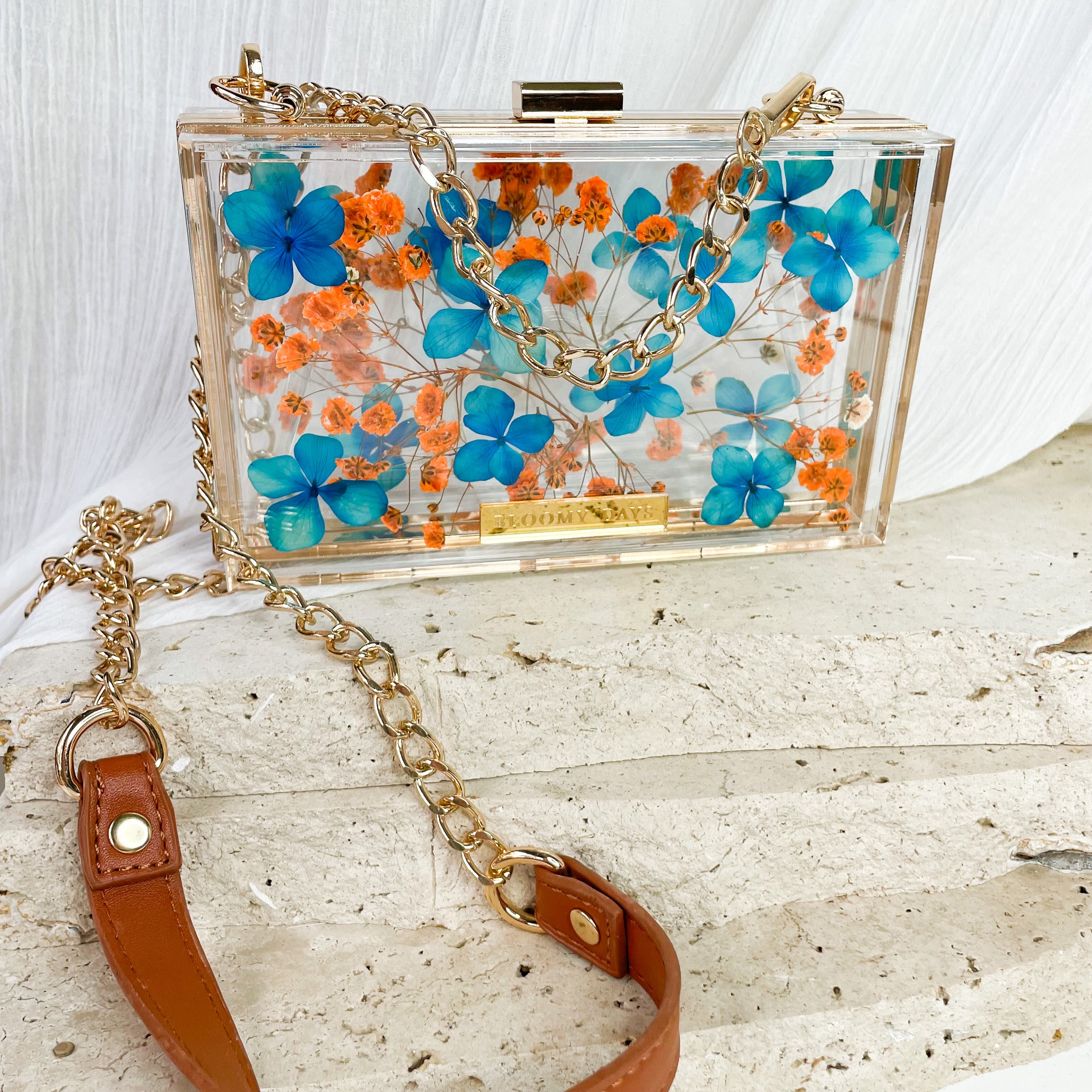 Hydrangea Floral Clutch