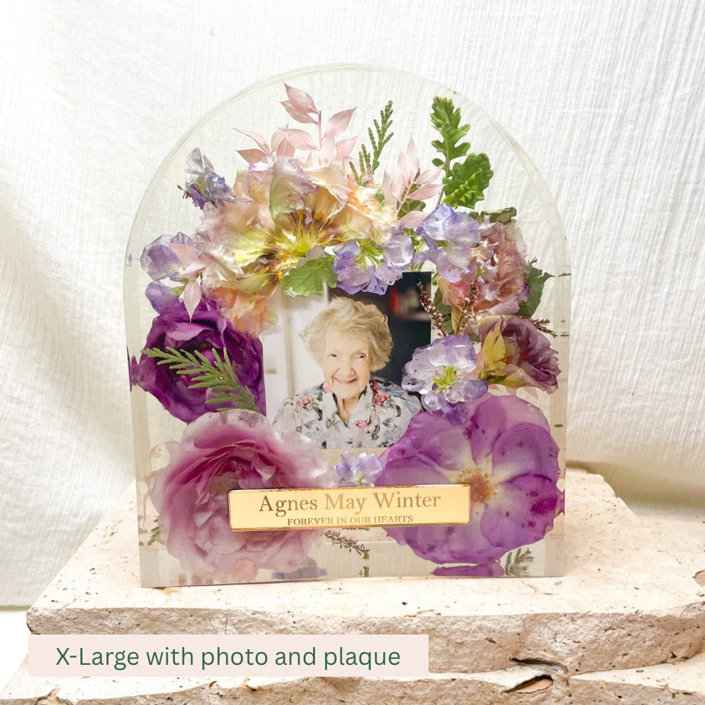 Preserved Flowers Resin Arches