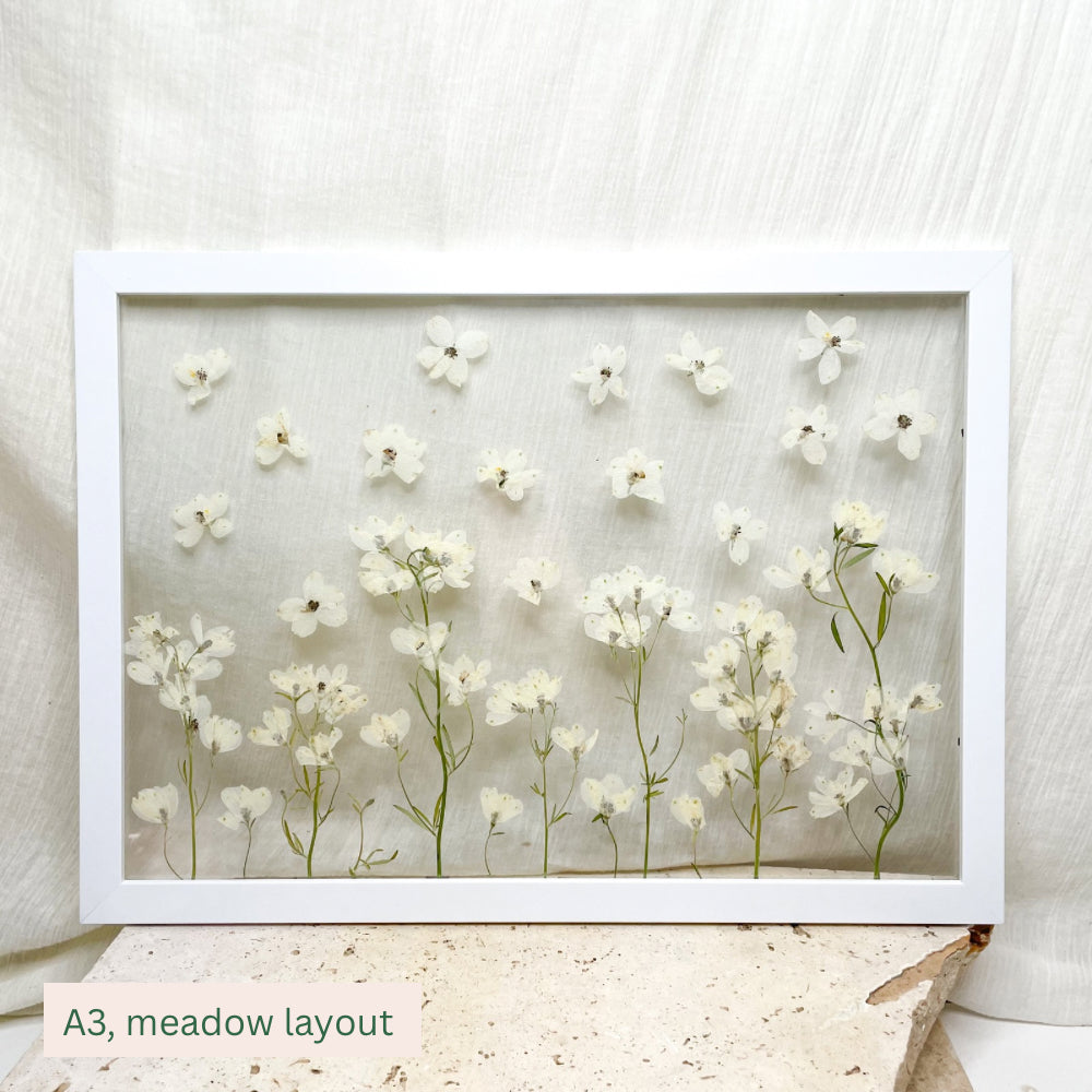 Pressed Flower Framing Floating Mount