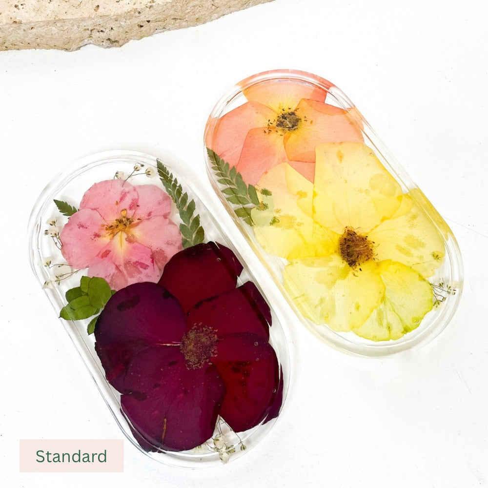 Preserved Flowers Resin Jewellery Trays