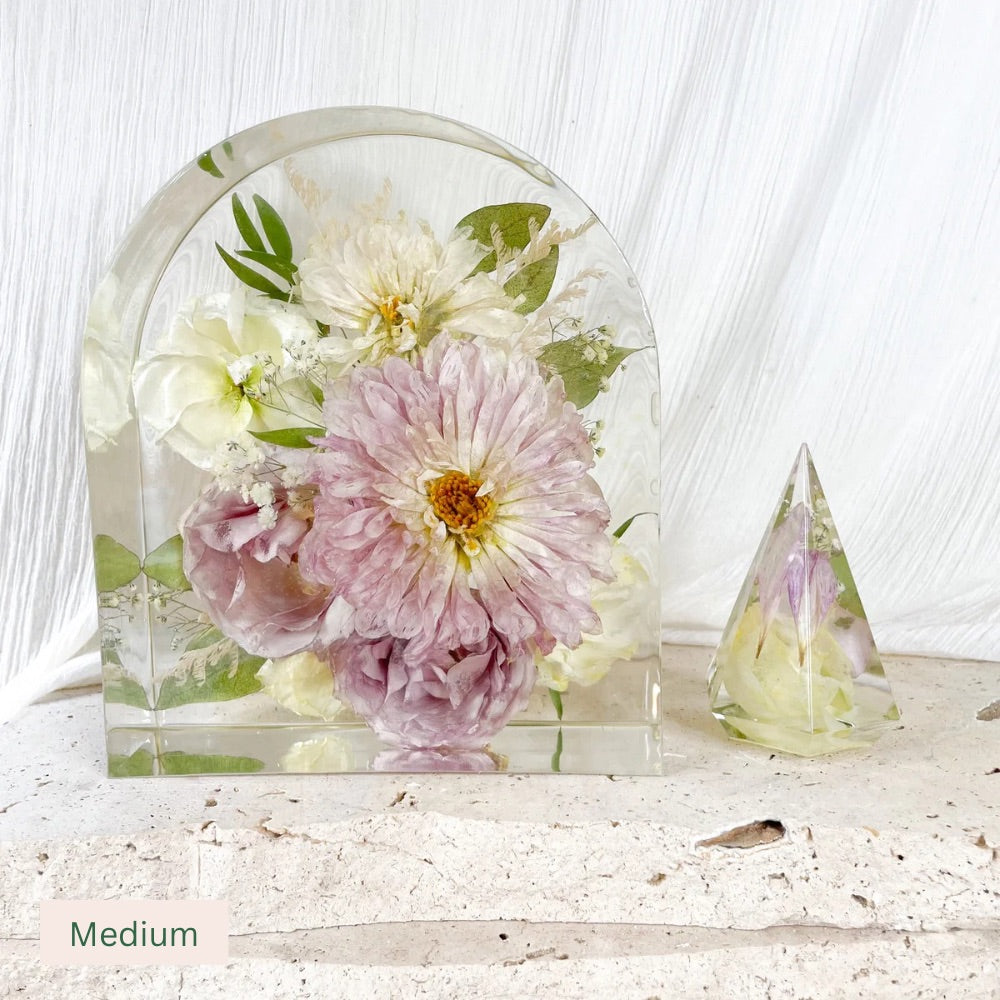 Preserved Flowers Resin Arches