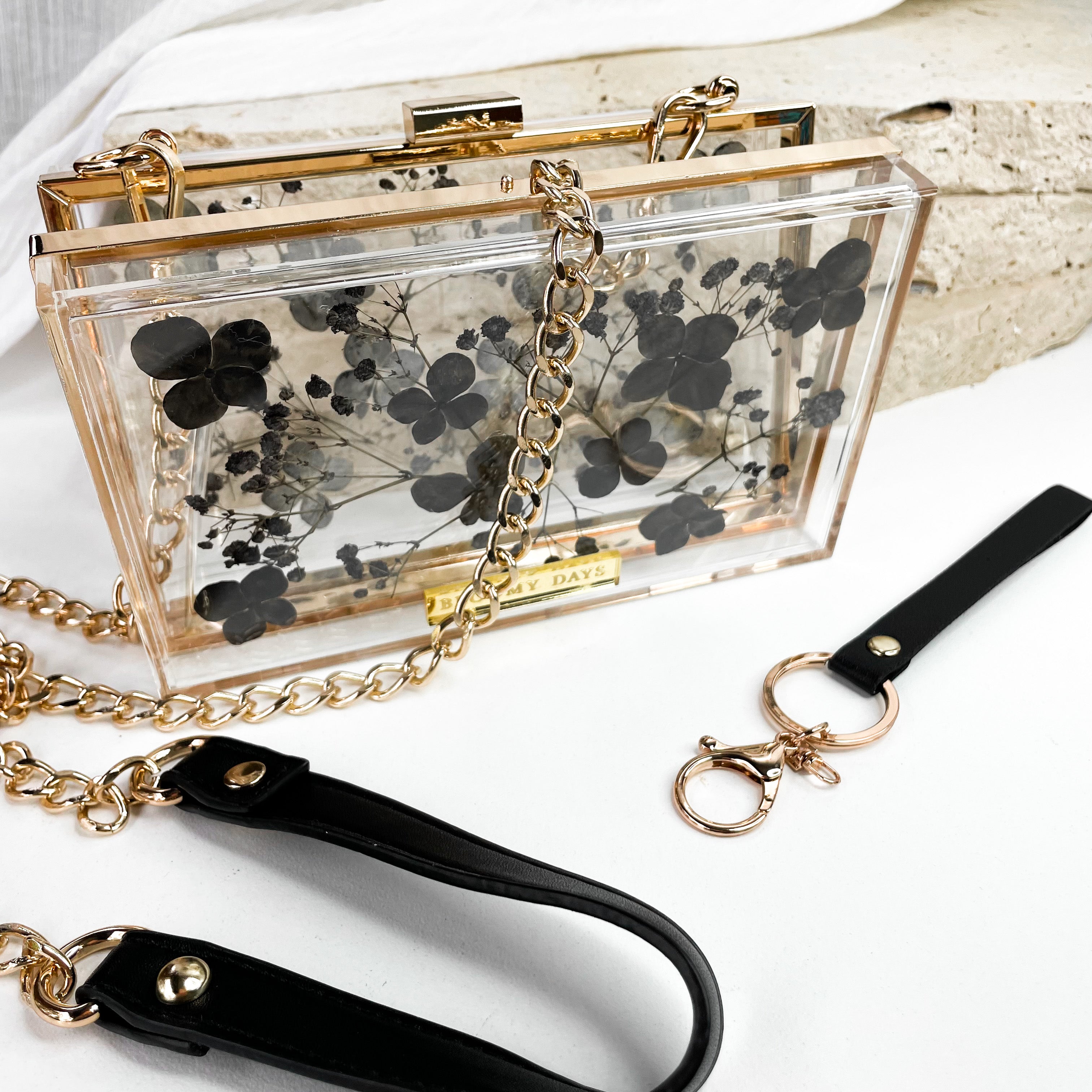 Hydrangea Floral Clutch