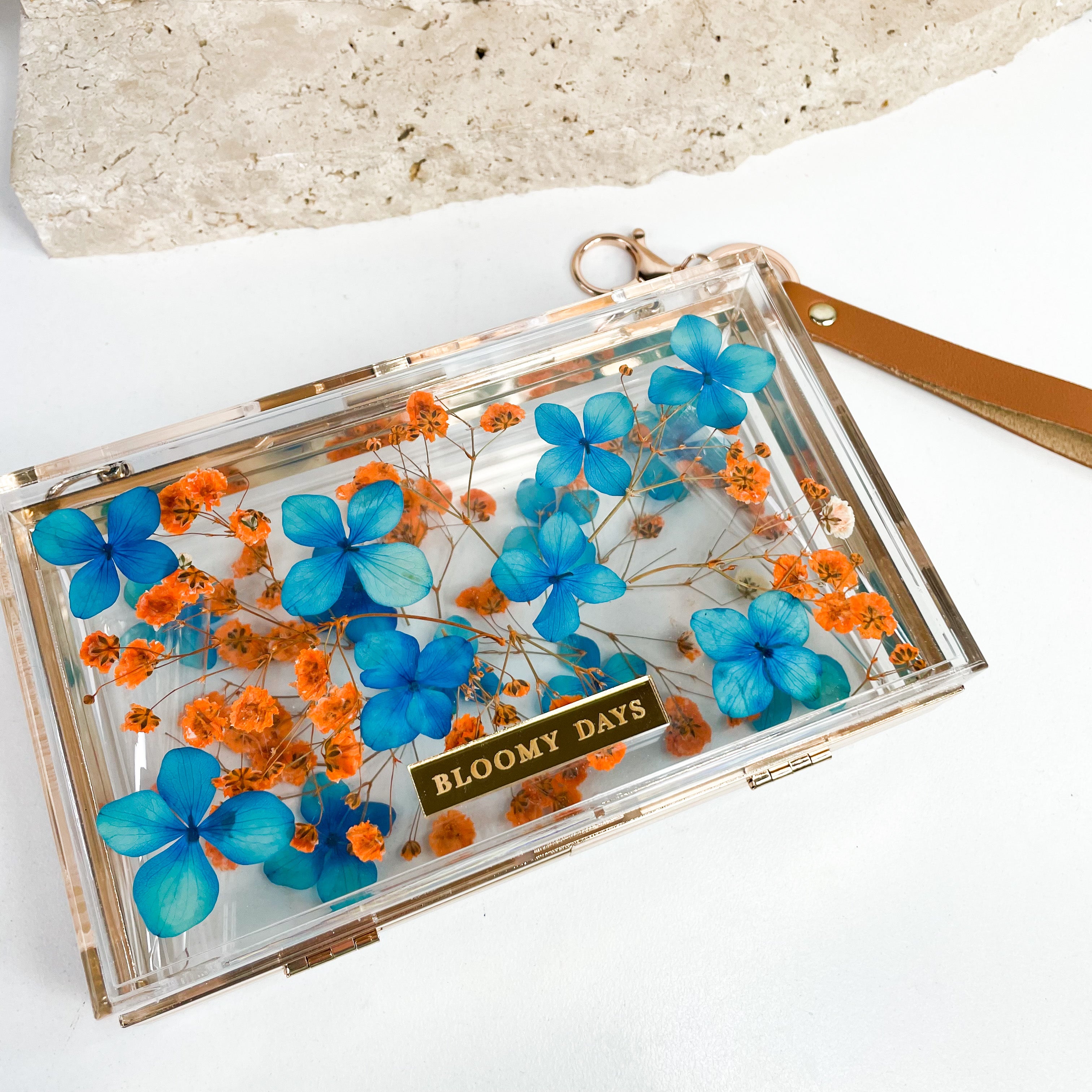 Hydrangea Floral Clutch