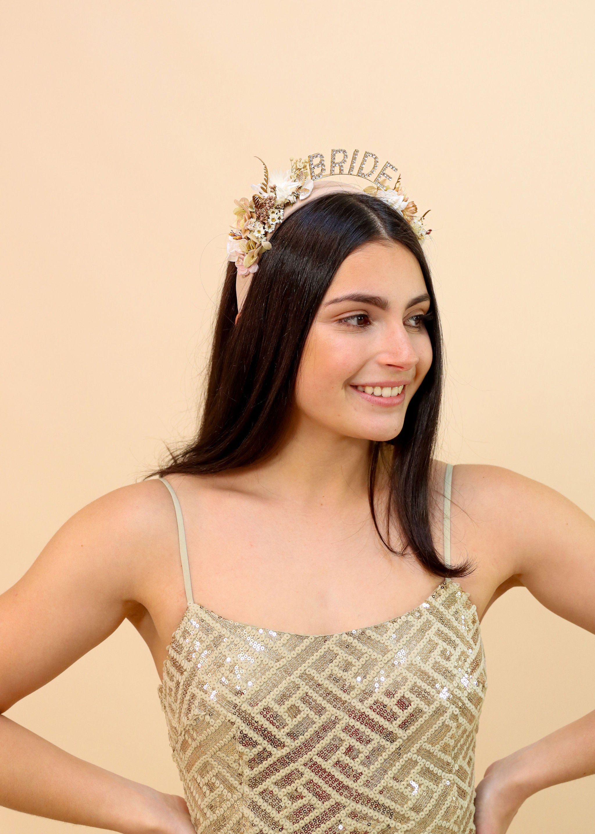Nude Bride Headband
