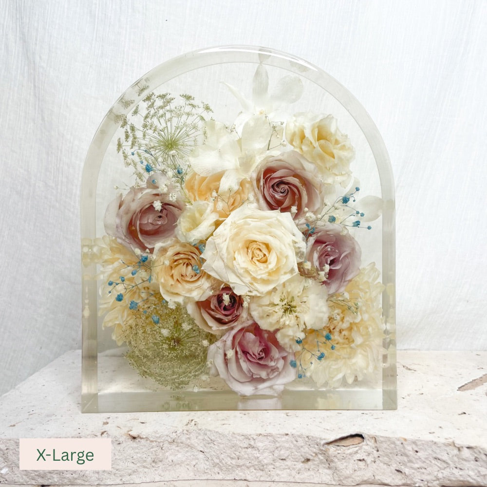 Preserved Flowers Resin Arches