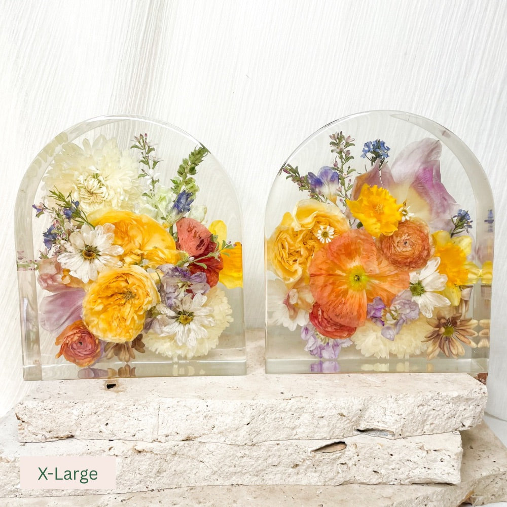 Preserved Flowers Resin Arches