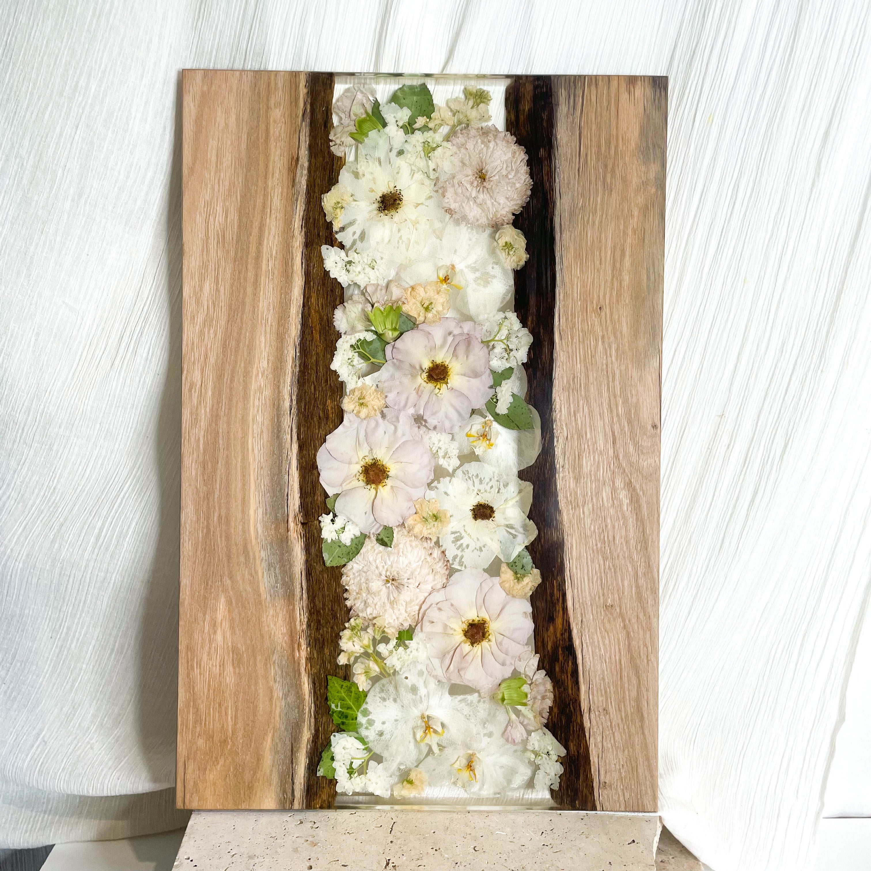 Preserved Flowers Charcuterie Boards
