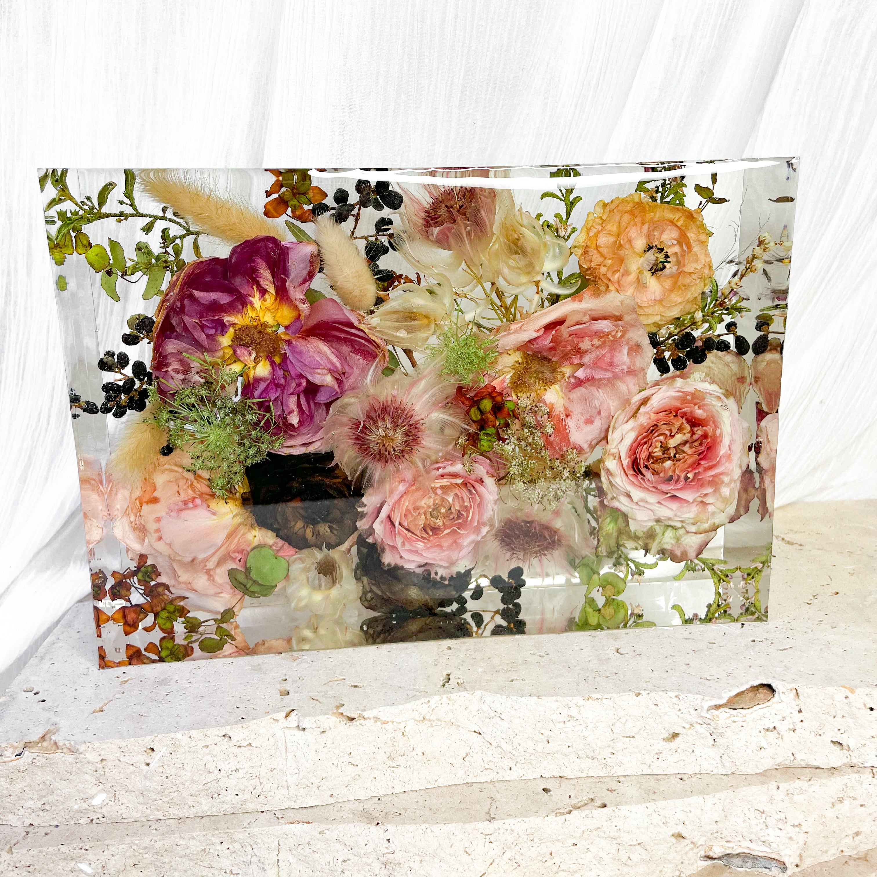 preserved-flowers-x-large-resin-rectangle - wedding bouquet