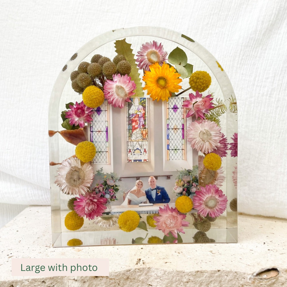 Preserved Flowers Resin Arches