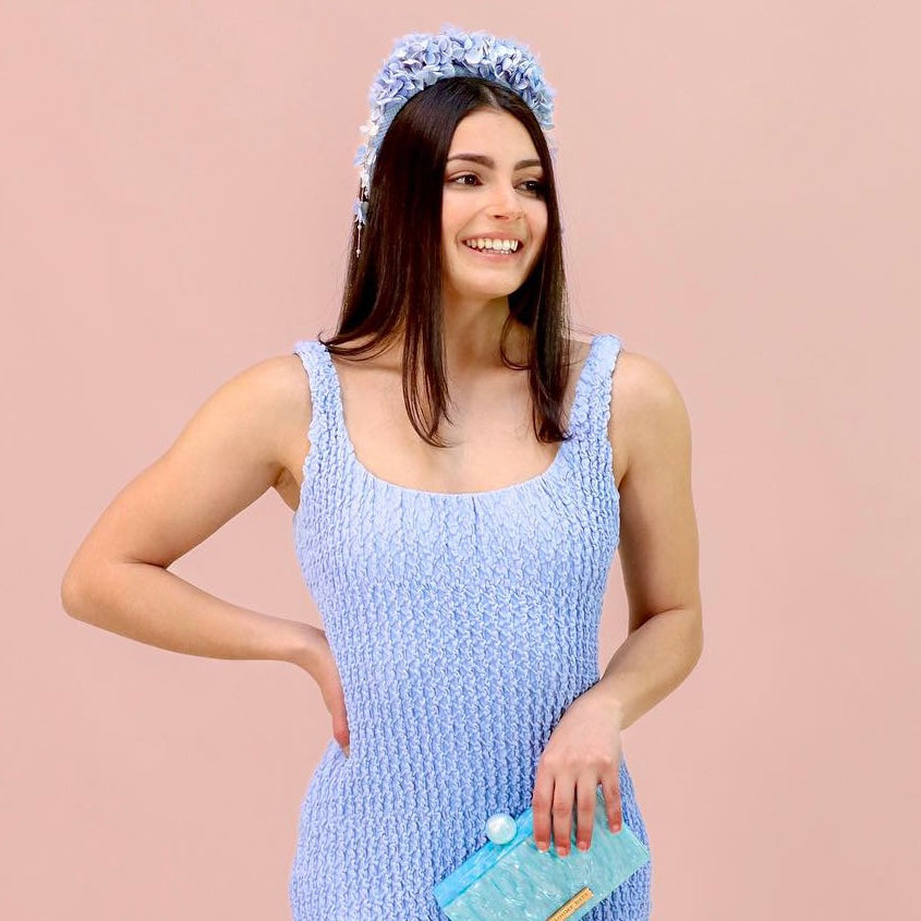 Pearl Hydrangea Headband