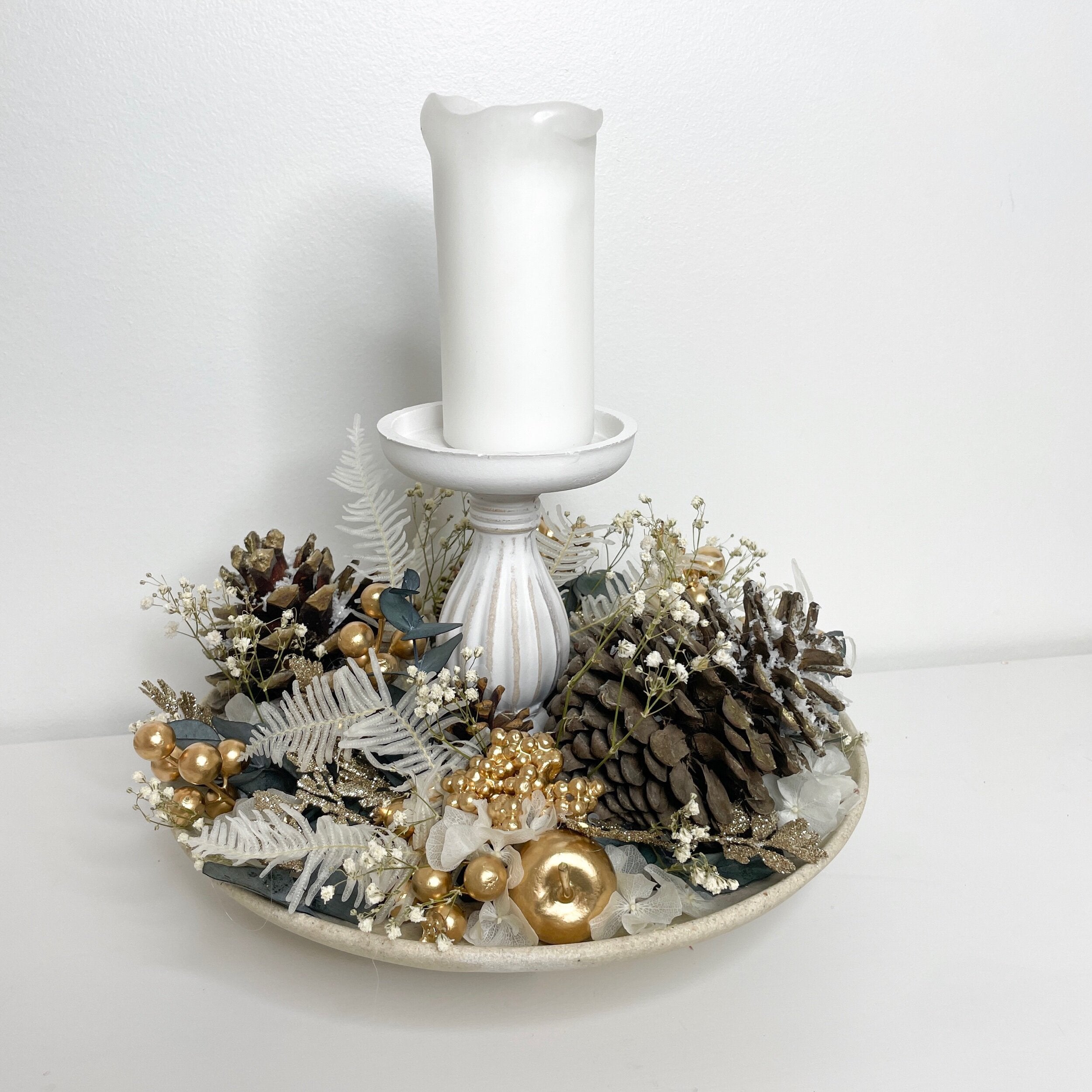 Let It Snow Christmas Centrepiece