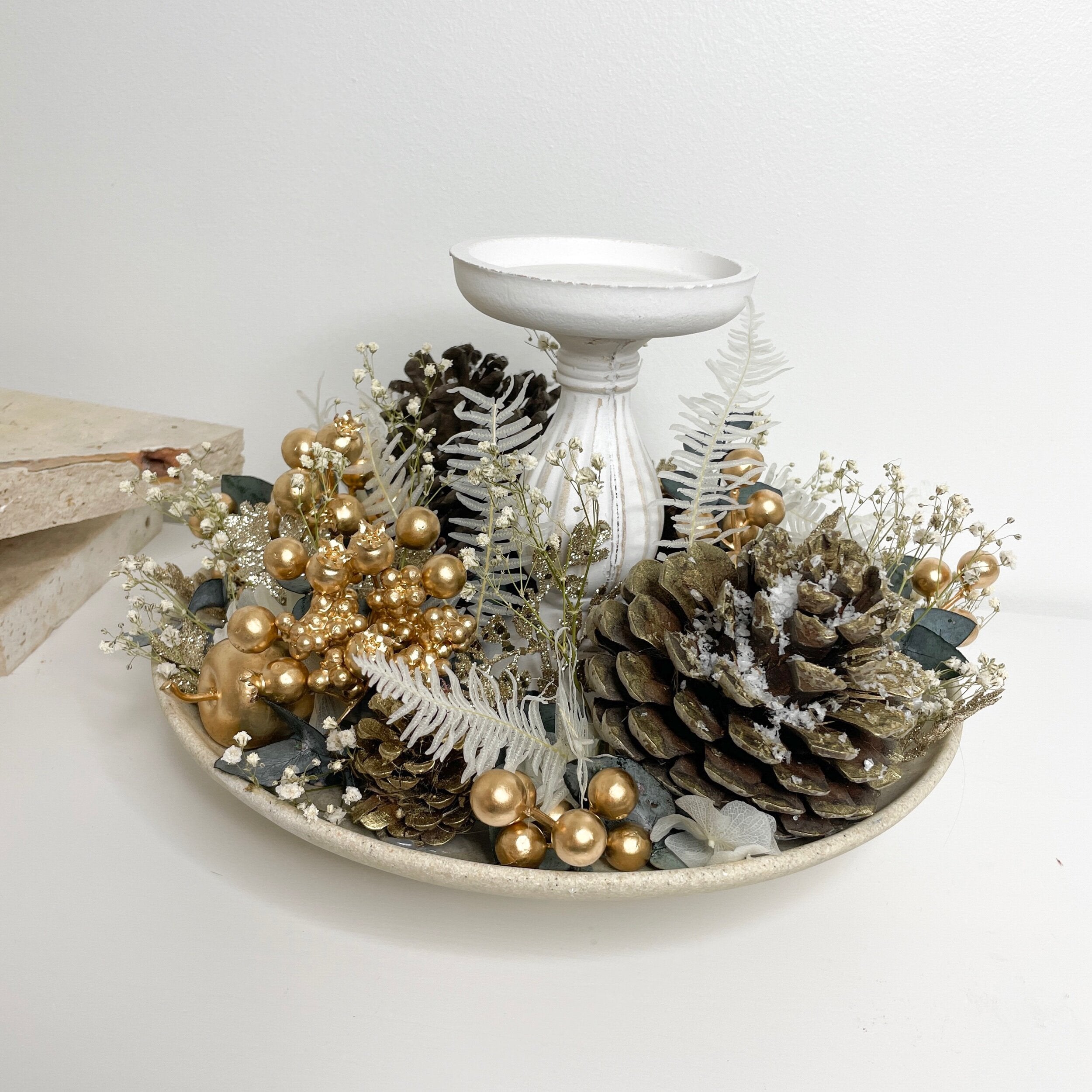 Let It Snow Christmas Centrepiece