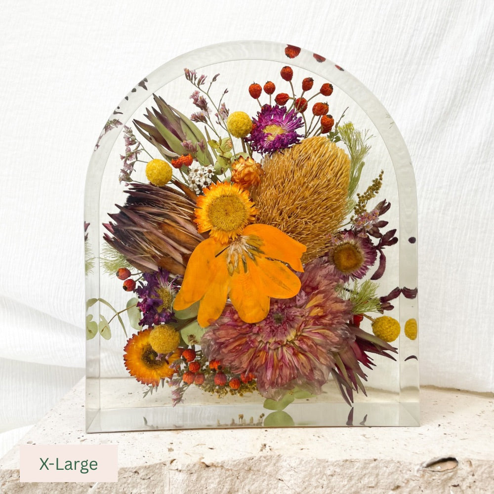 Preserved Flowers Resin Arches