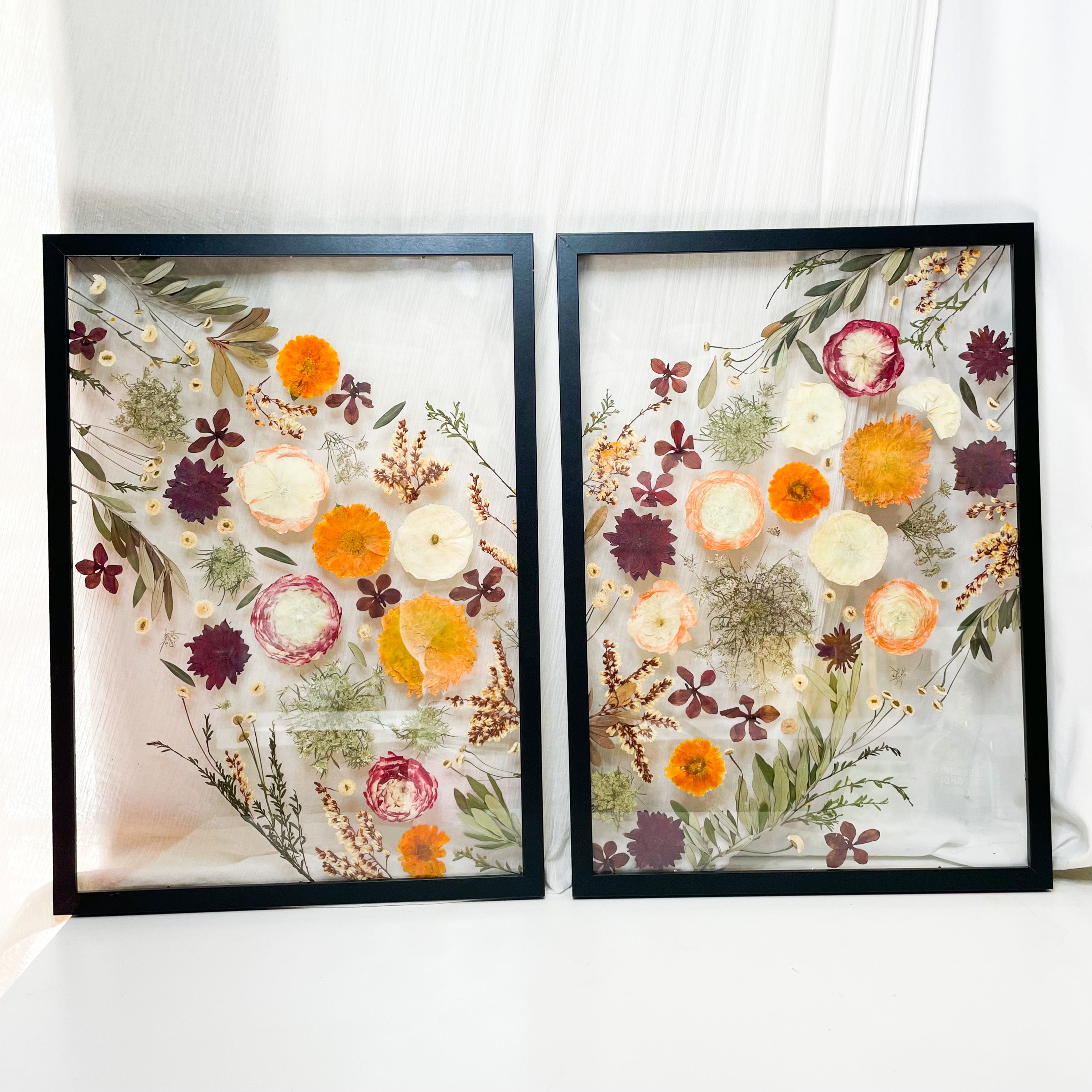 Pressed Flower Petal Framing Floating Mount