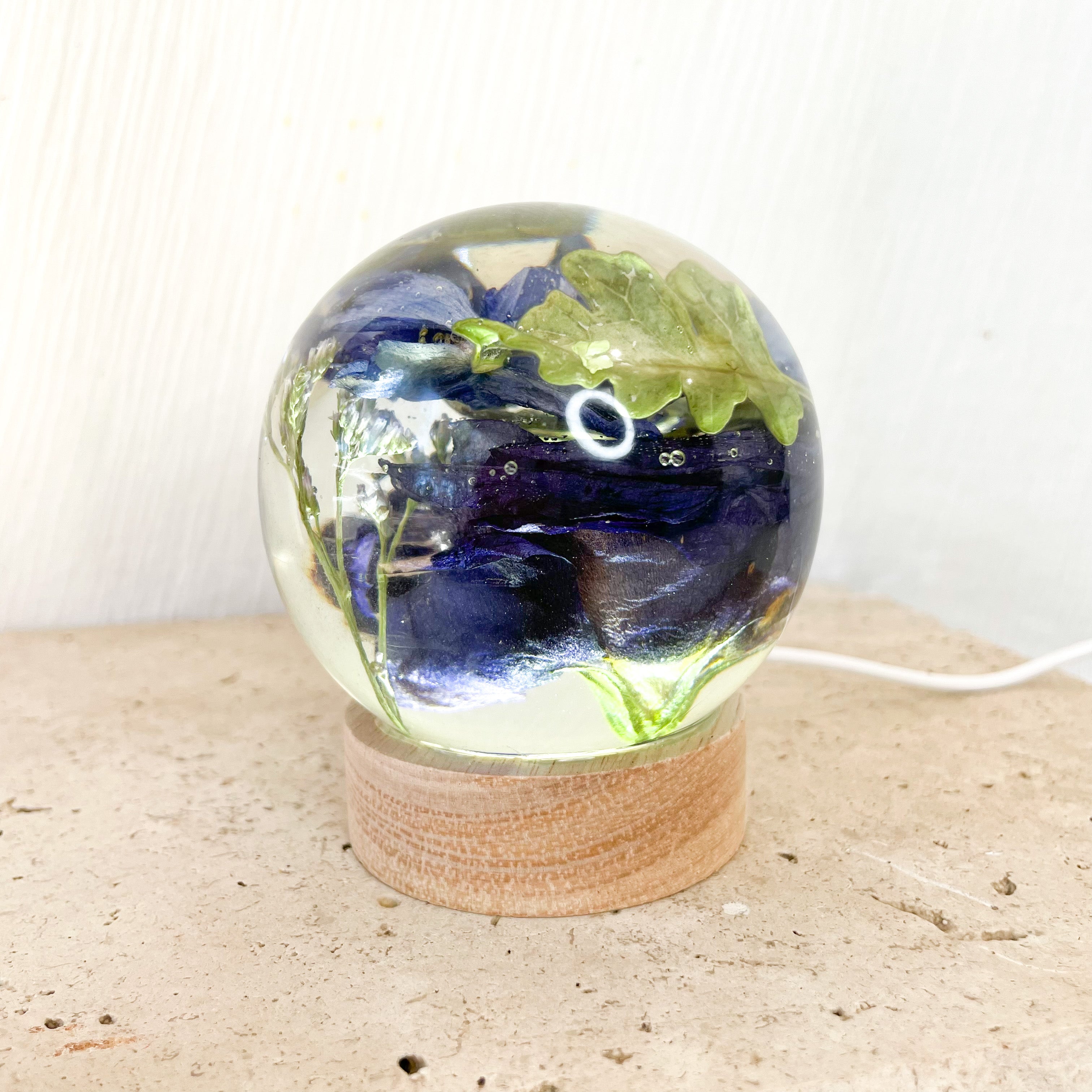 Resin Orb Night Light