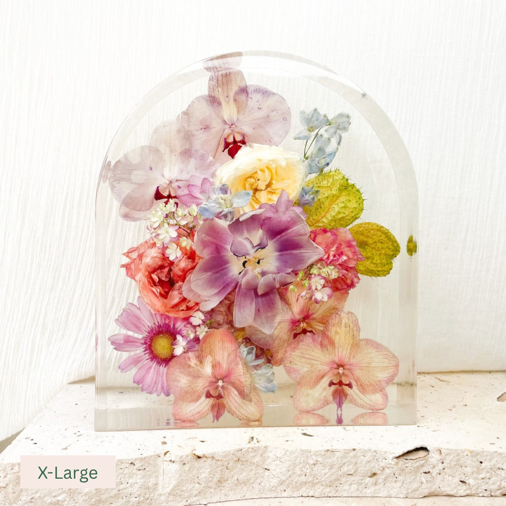Preserved Flowers Resin Arches