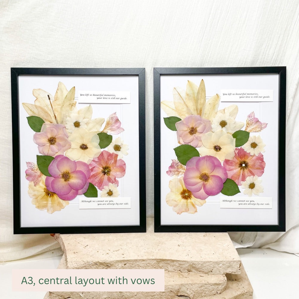 Pressed Flower Framing - with Mat Board