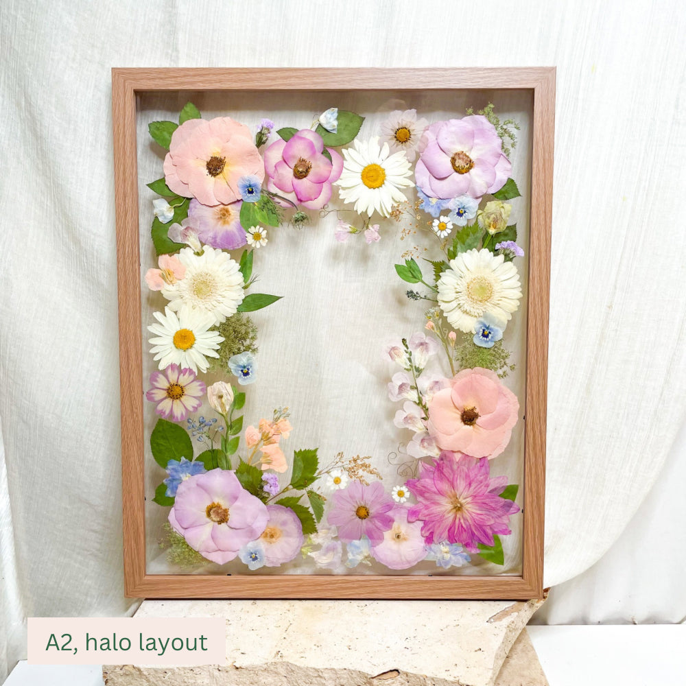 Pressed Flower Framing Floating Mount