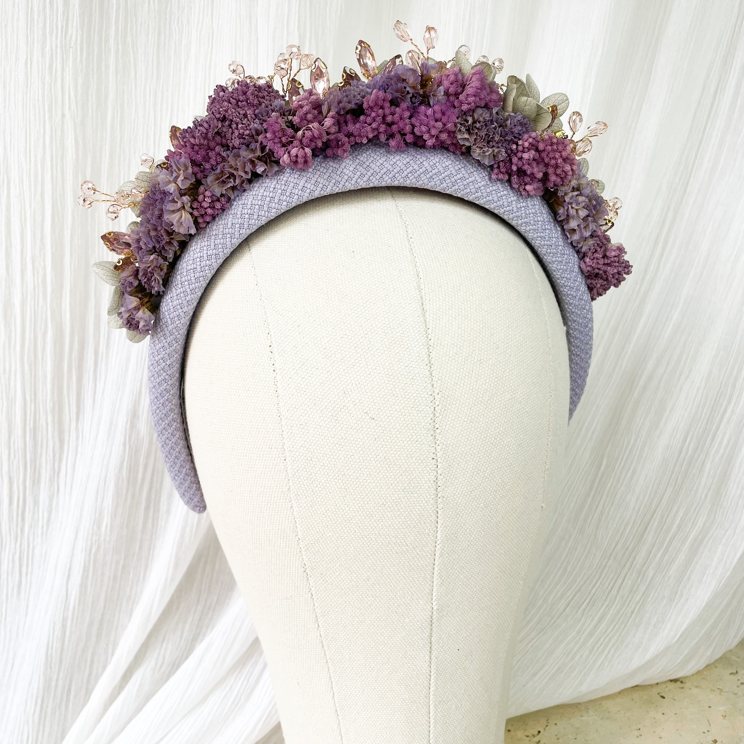 Lilac Purple Floral Headband