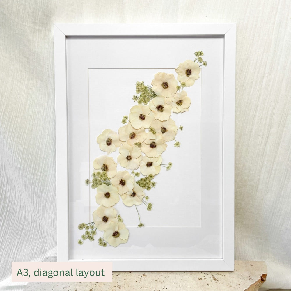 Pressed Flower Framing - with Mat Board