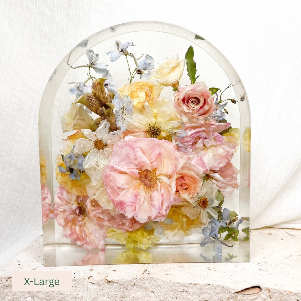 Preserved Flowers Resin Arches