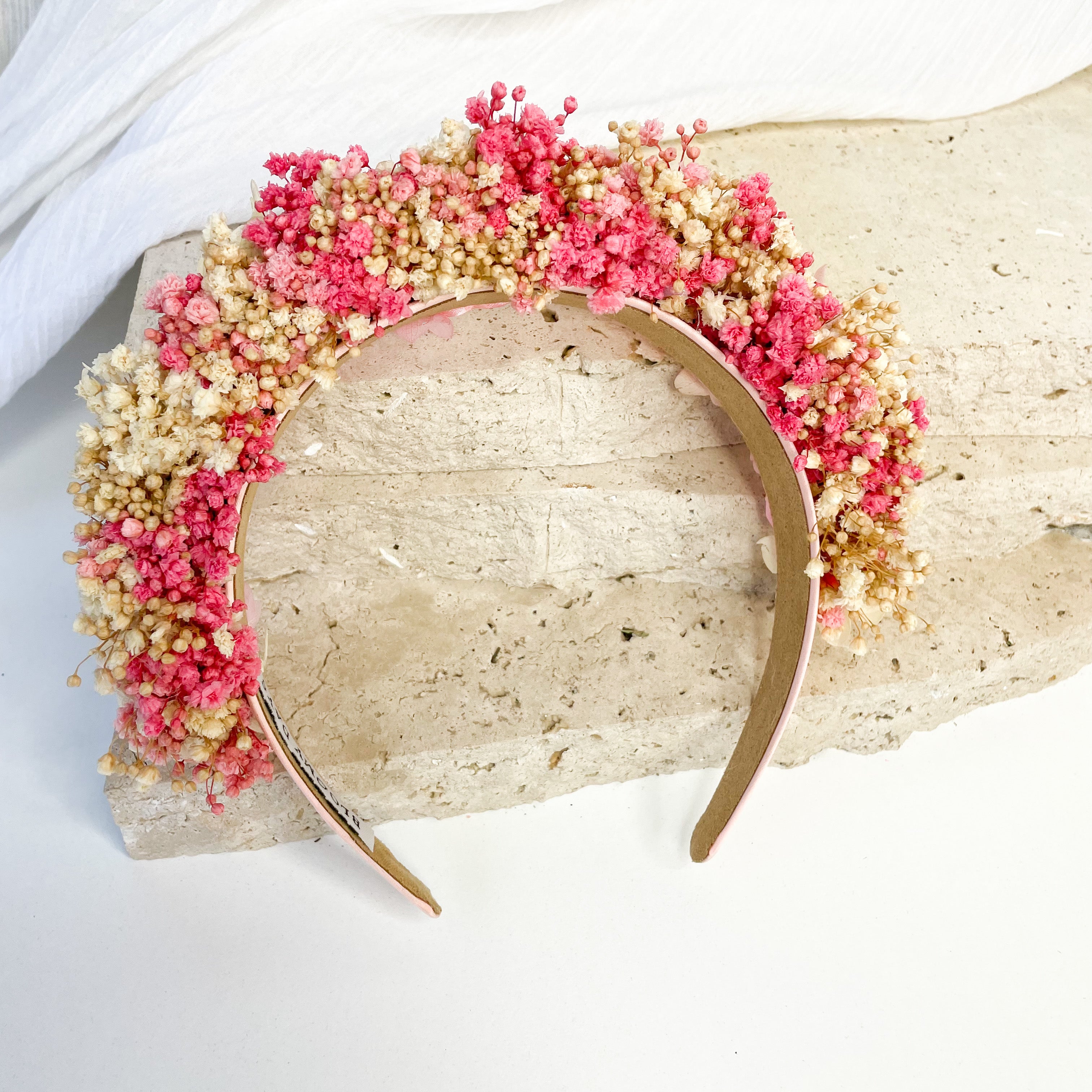 Pink Gyp Floral Headband