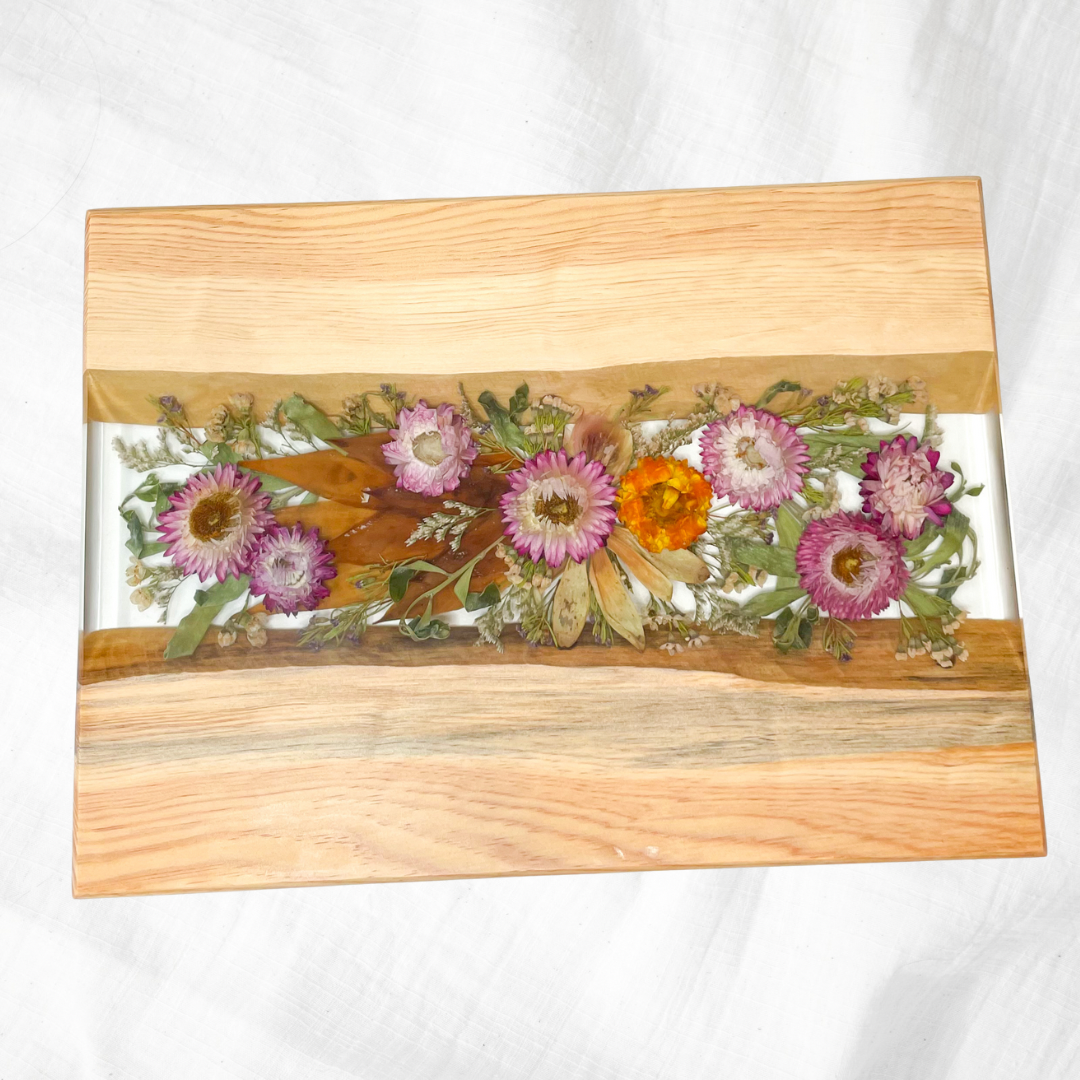 Preserved Flowers Charcuterie Boards