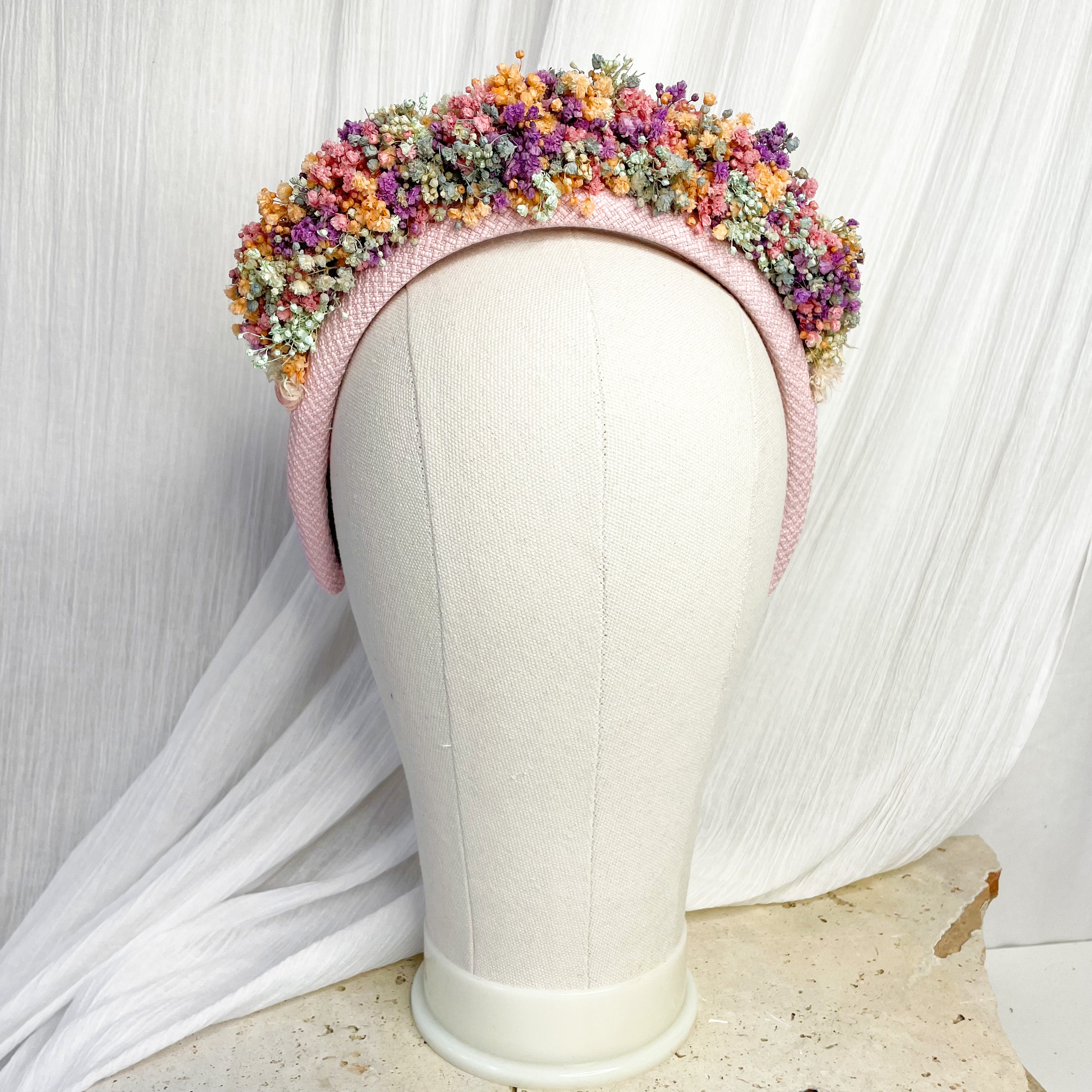 Rainbow Gyp Floral Headband