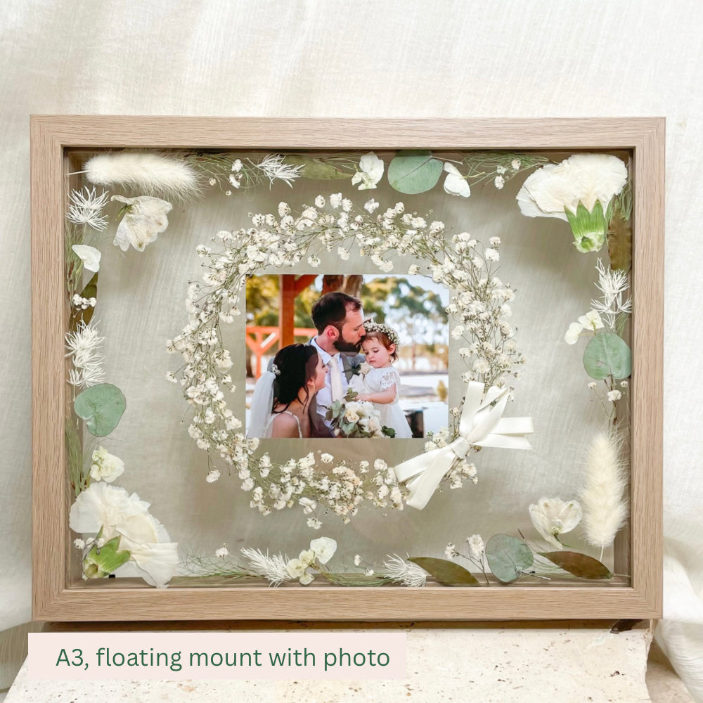 Pressed Flower Crown Framing (Add on)