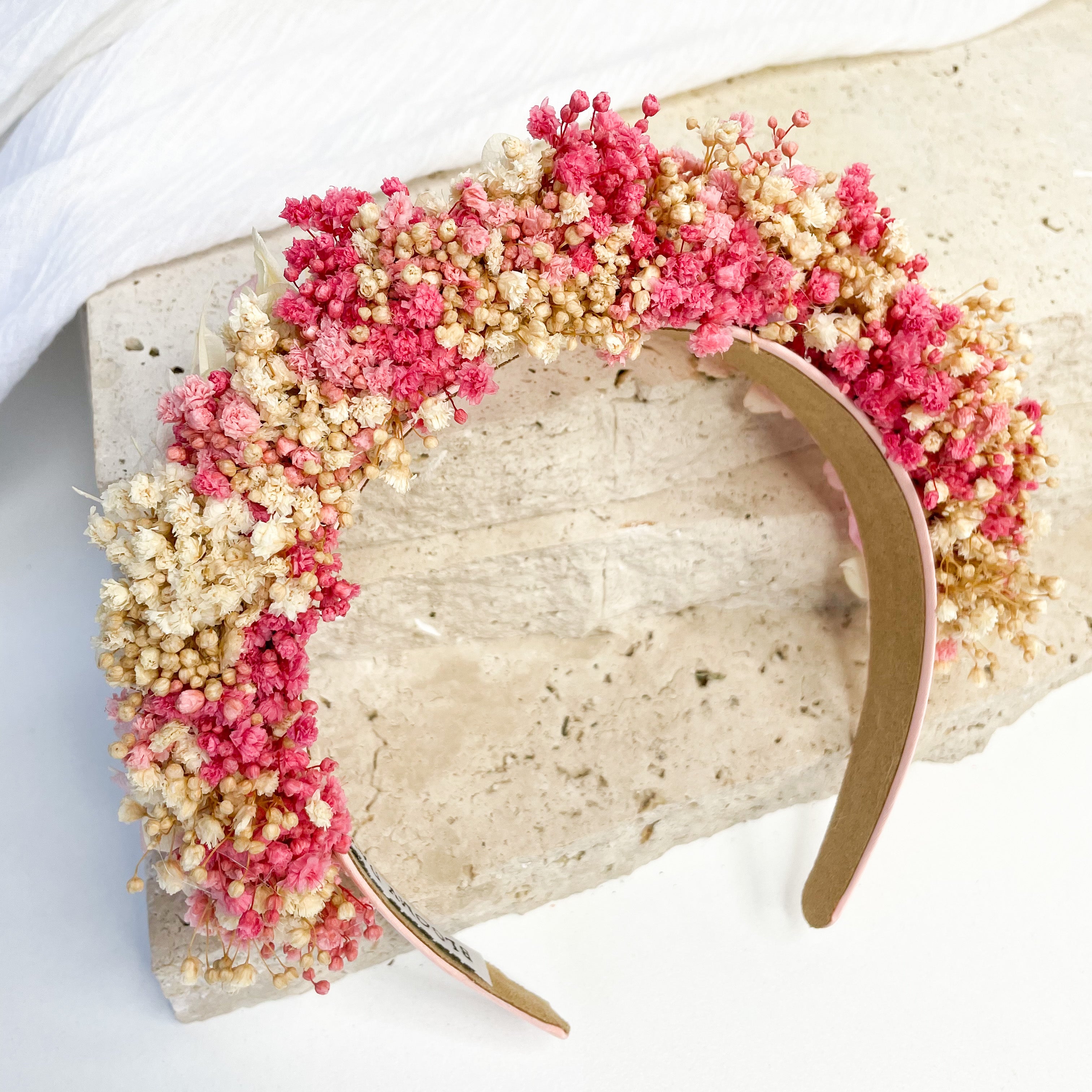 Pink Gyp Floral Headband