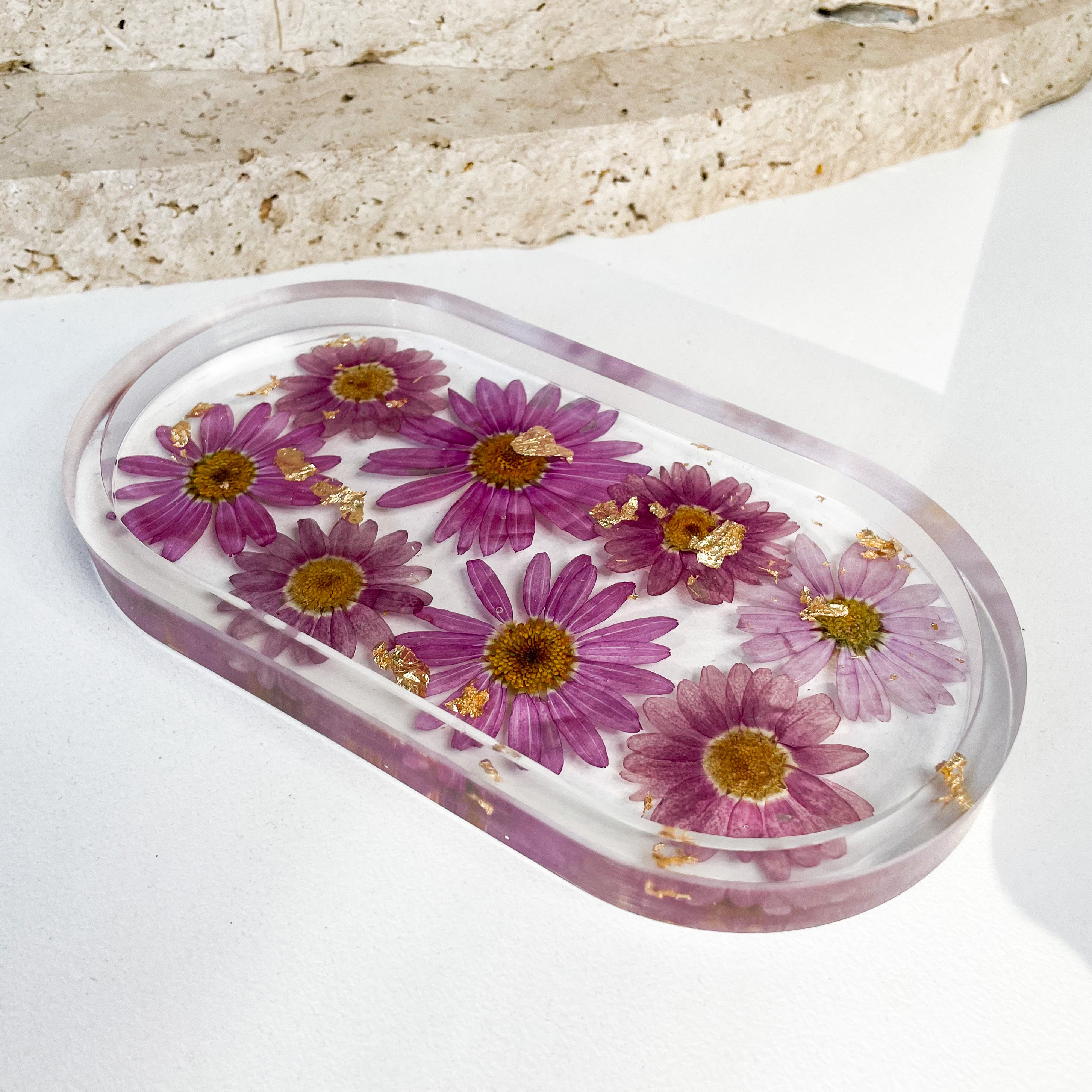 Resin Jewellery Tray - Purple Haze