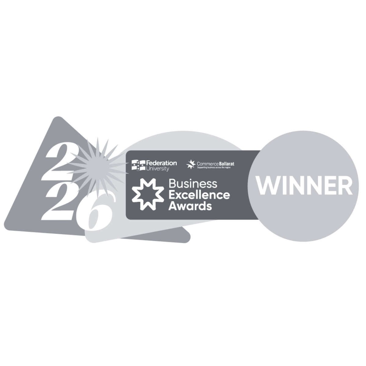 Business excellence award winner badge 2026