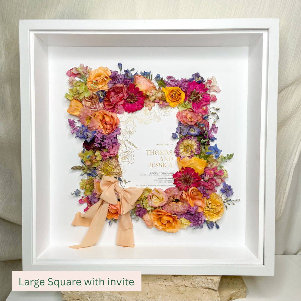 Flower Framing 3D Shadow Box