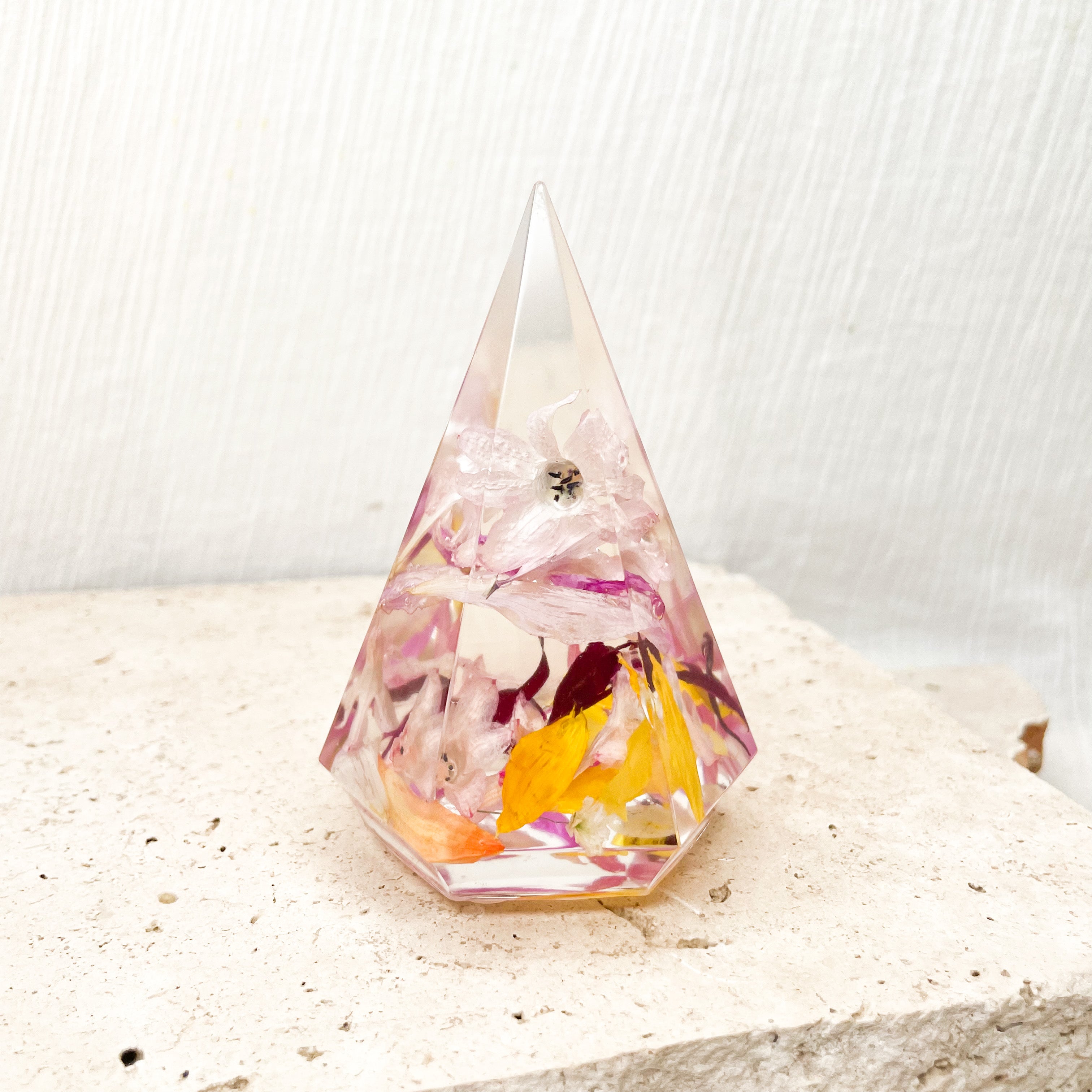 Resin Ring Holder - Blushing Sunflower