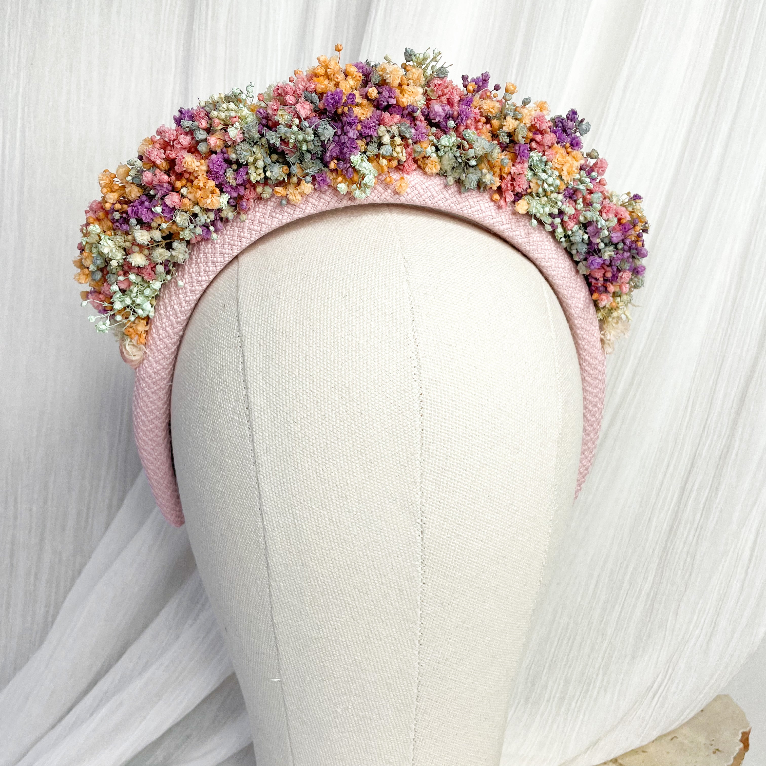 Rainbow Gyp Floral Headband