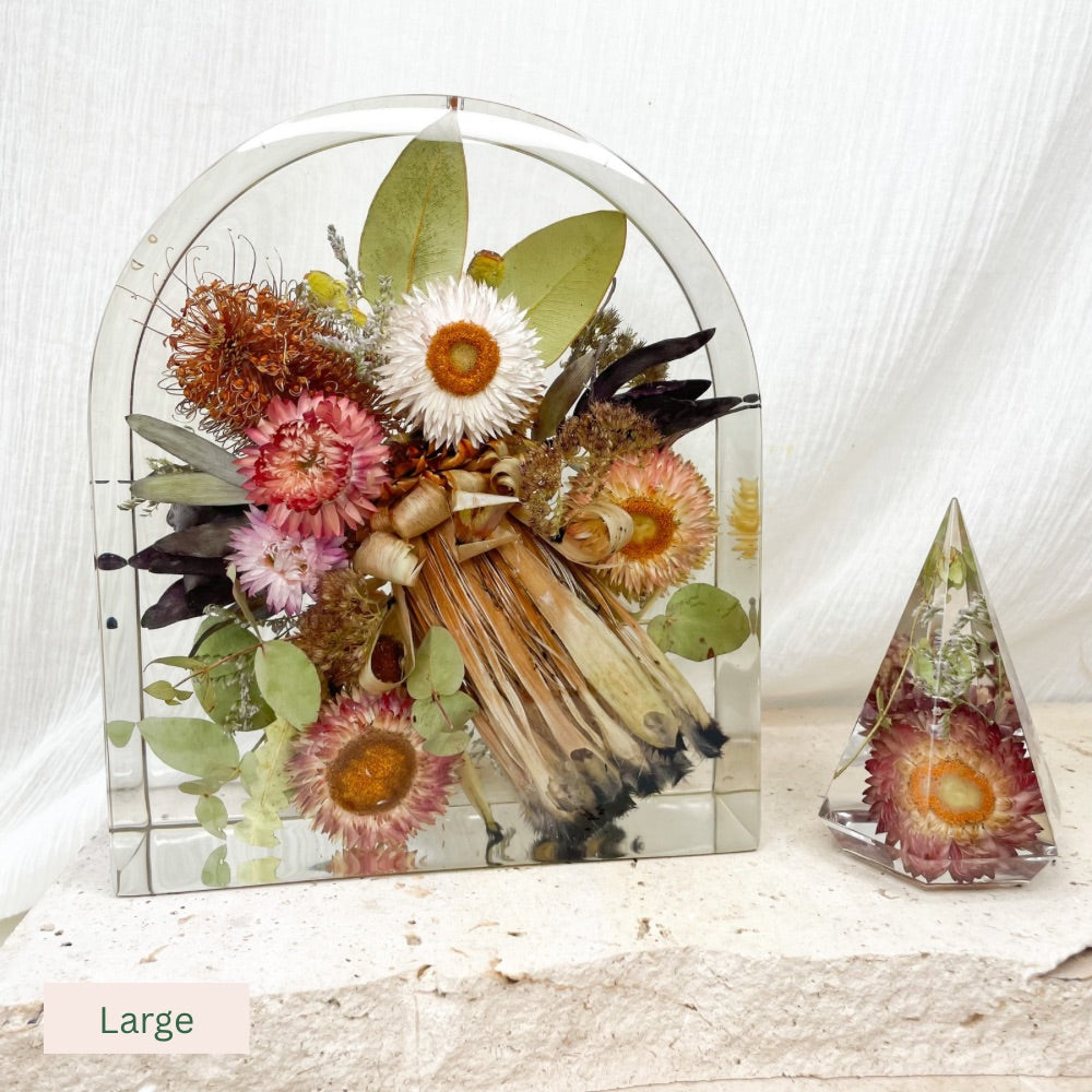 Preserved Flowers Resin Arches