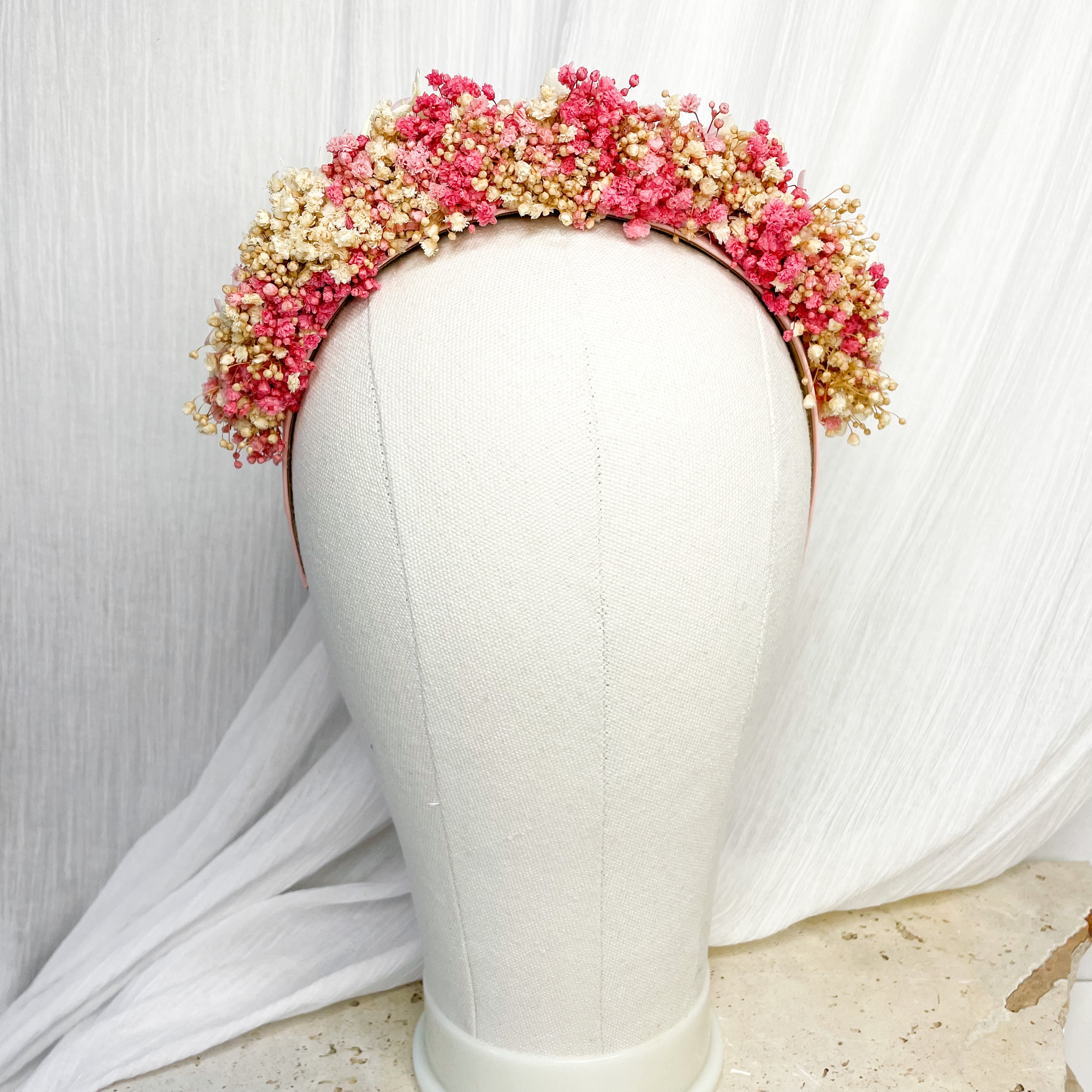 Pink Gyp Floral Headband